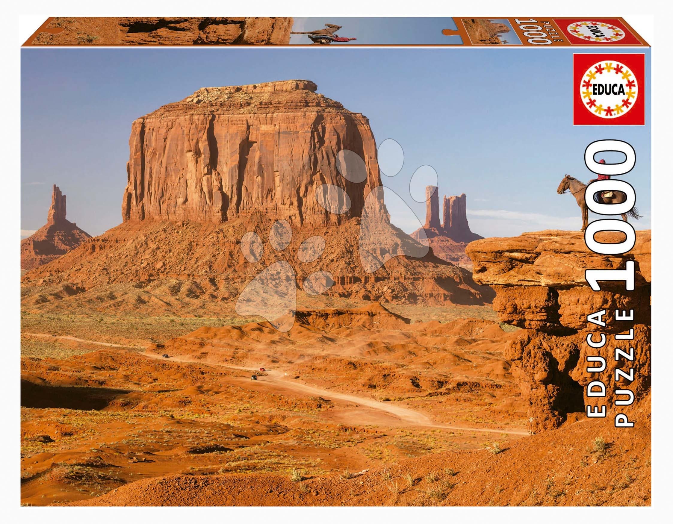Puzzle Monument Valley Educa 1000 dielov a Fix lepidlo 1