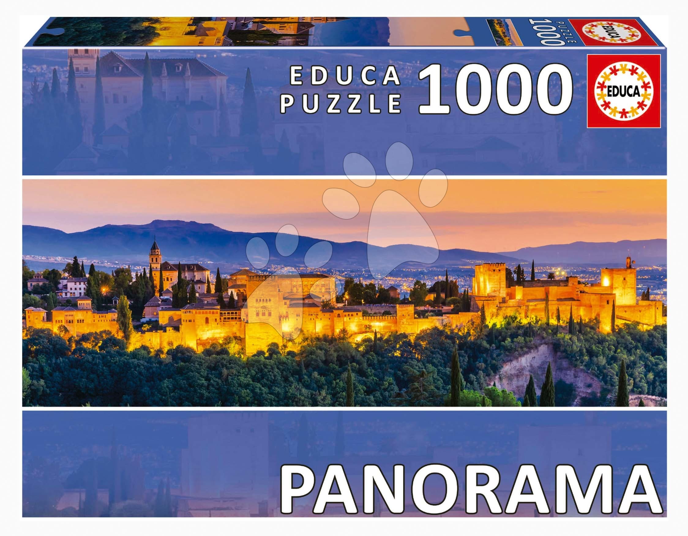 Puzzle Alhambra Granada Educa 1000 dielov a Fix lepidlo 1