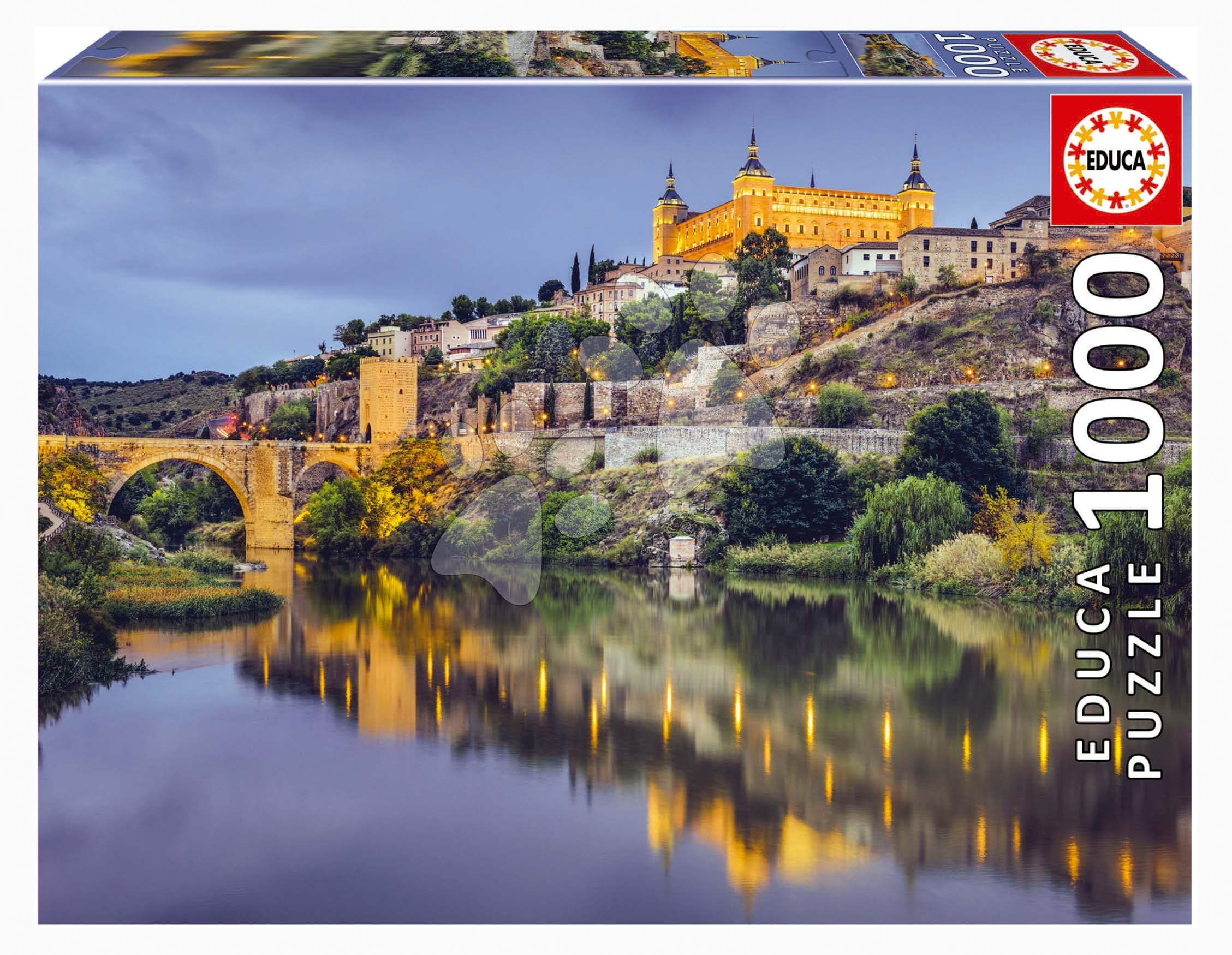 Puzzle Toledo Educa 1000 dielov a Fix lepidlo 1