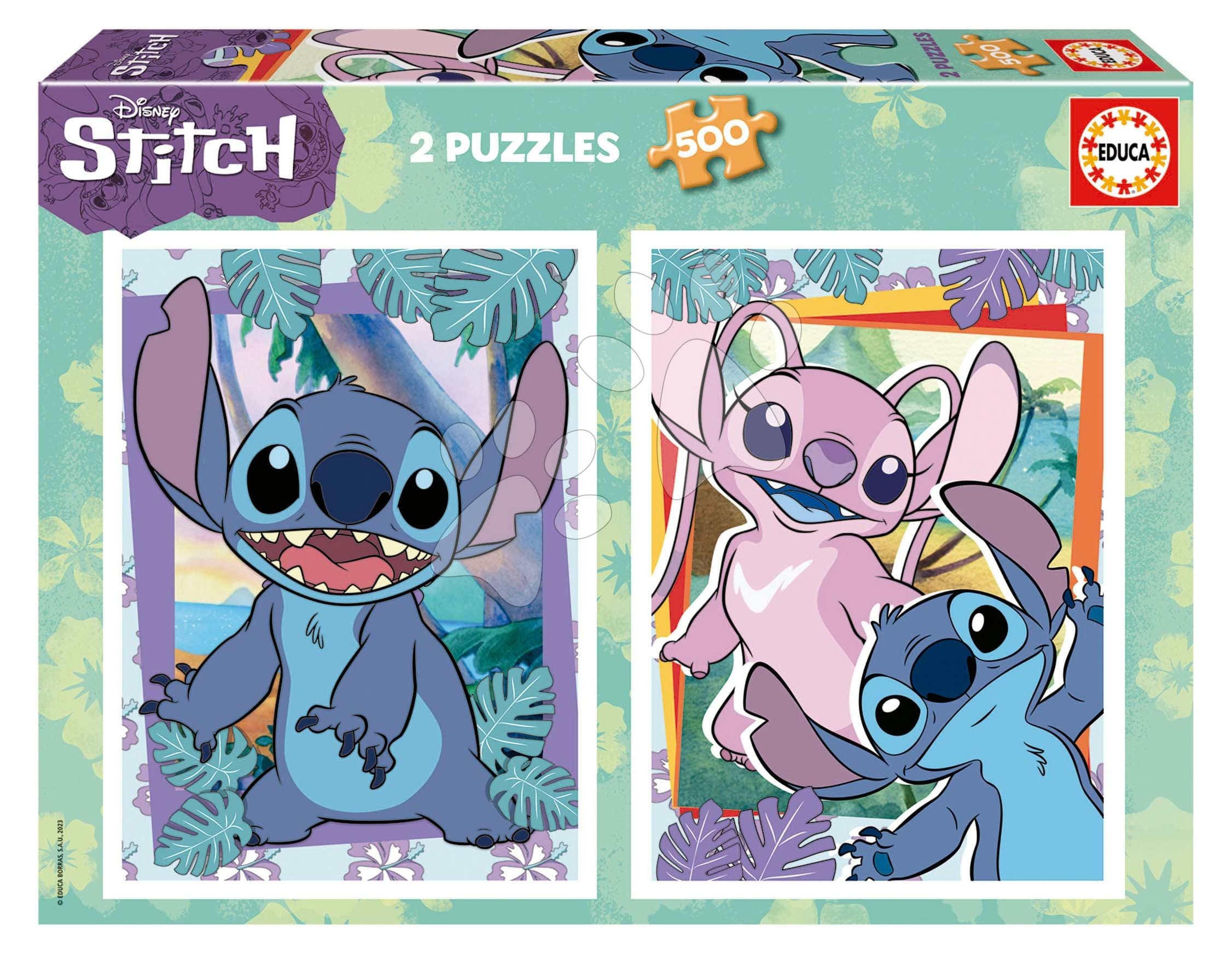 Puzzle Stitch Educa 2x500 dielov a Fix lepidlo 1