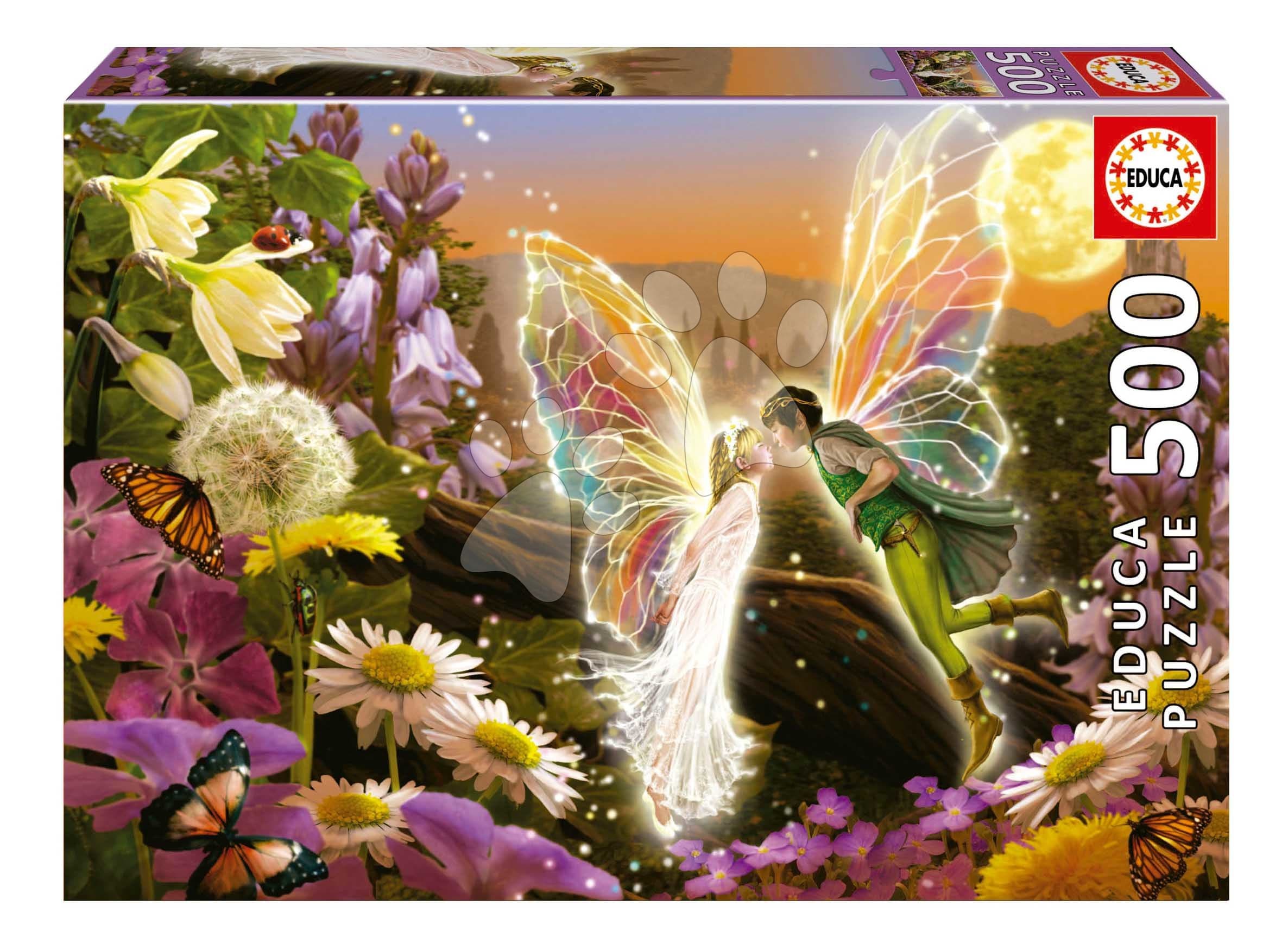 Puzzle The Kiss Educa 500 dielov a Fix lepidlo 1