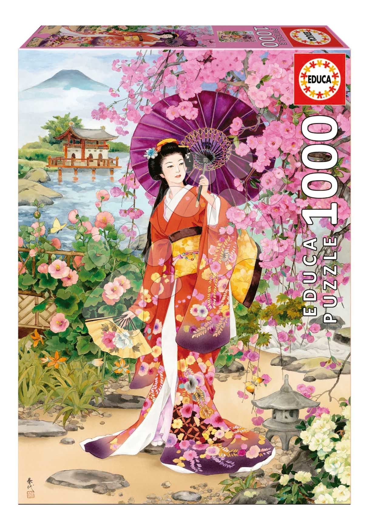 Puzzle Teien Haruyo Morita Educa 1000 dielov a Fix lepidlo 1