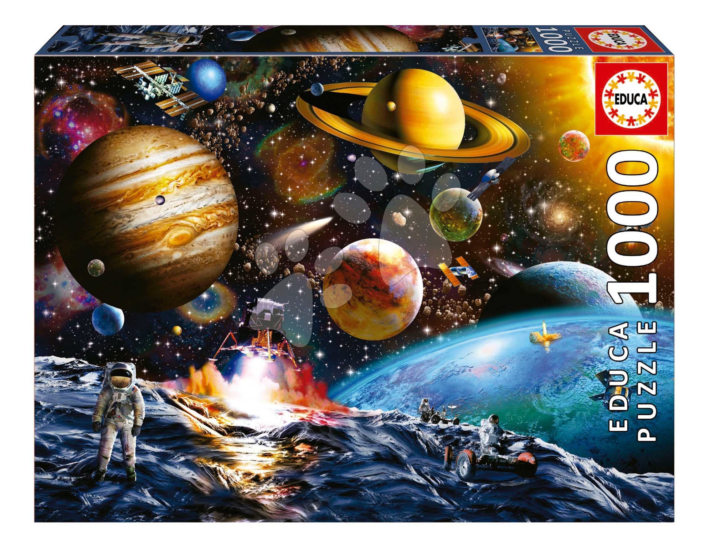 Puzzle Asteroid Mission Educa 1000 dielov a Fix lepidlo