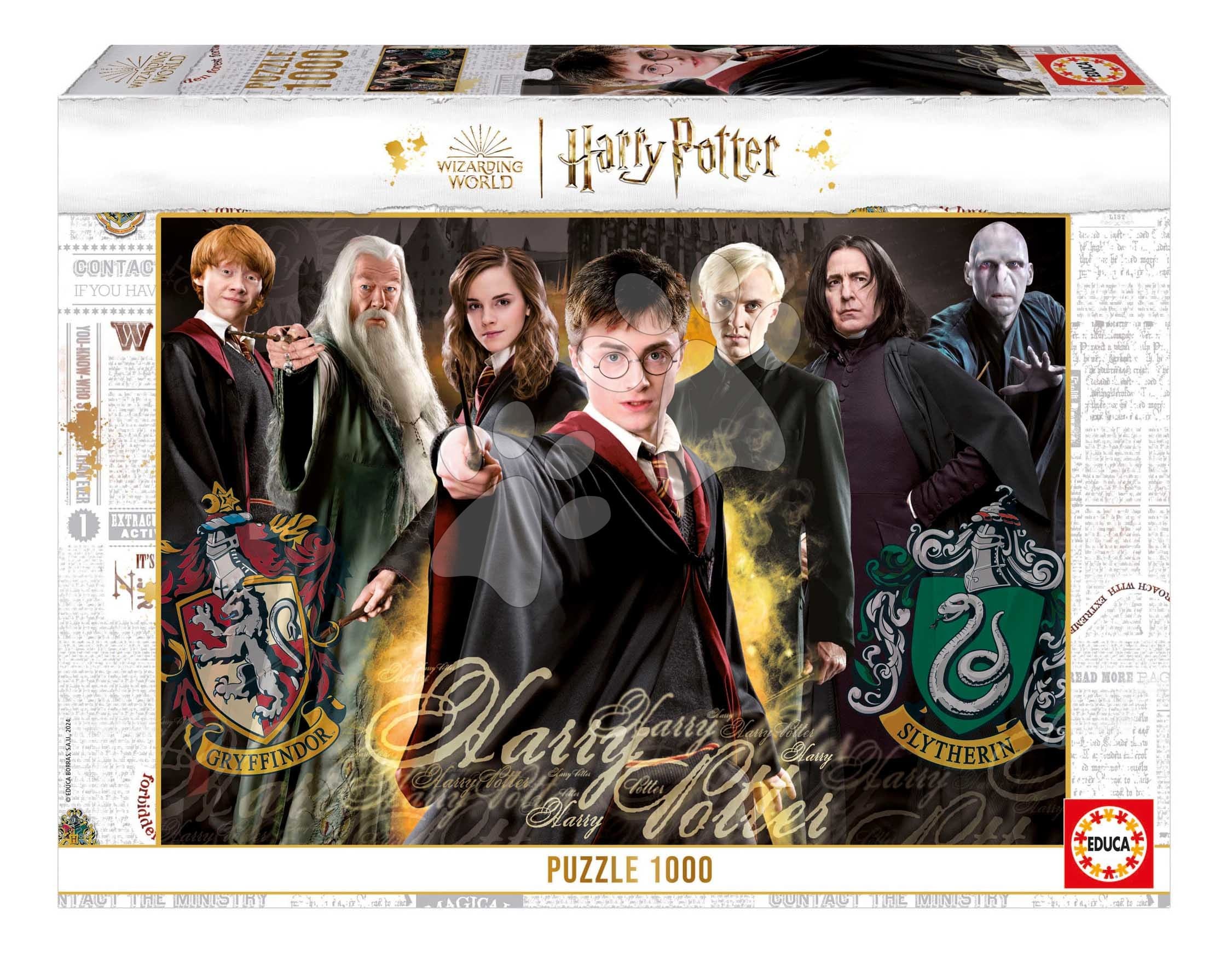 Puzzle Harry Potter Wizarding World Miniature Series Educa 1000 dielov a Fix lepidlo