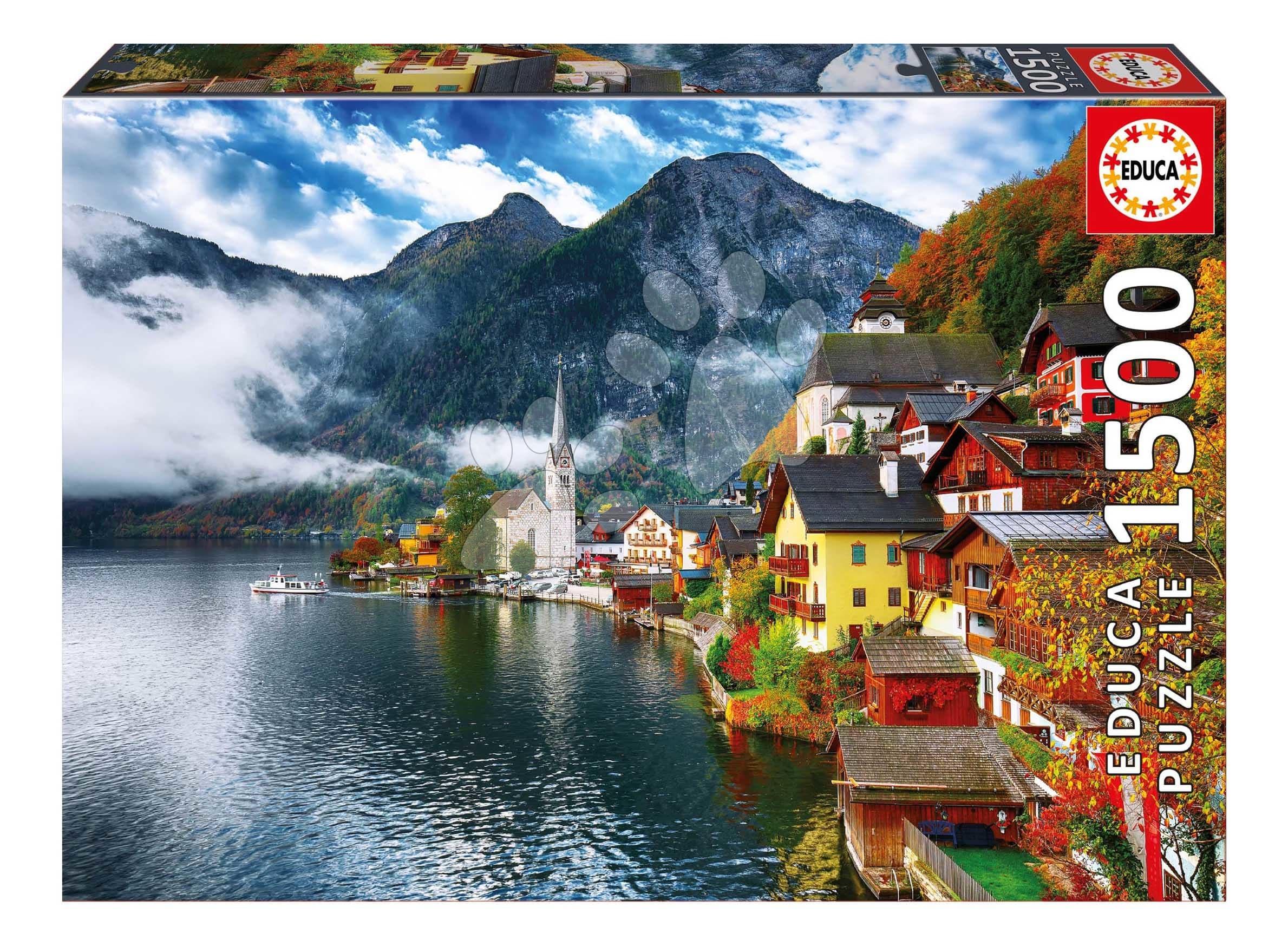 Puzzle Hallstatt Austria Educa 1500 dielov a Fix lepidlo