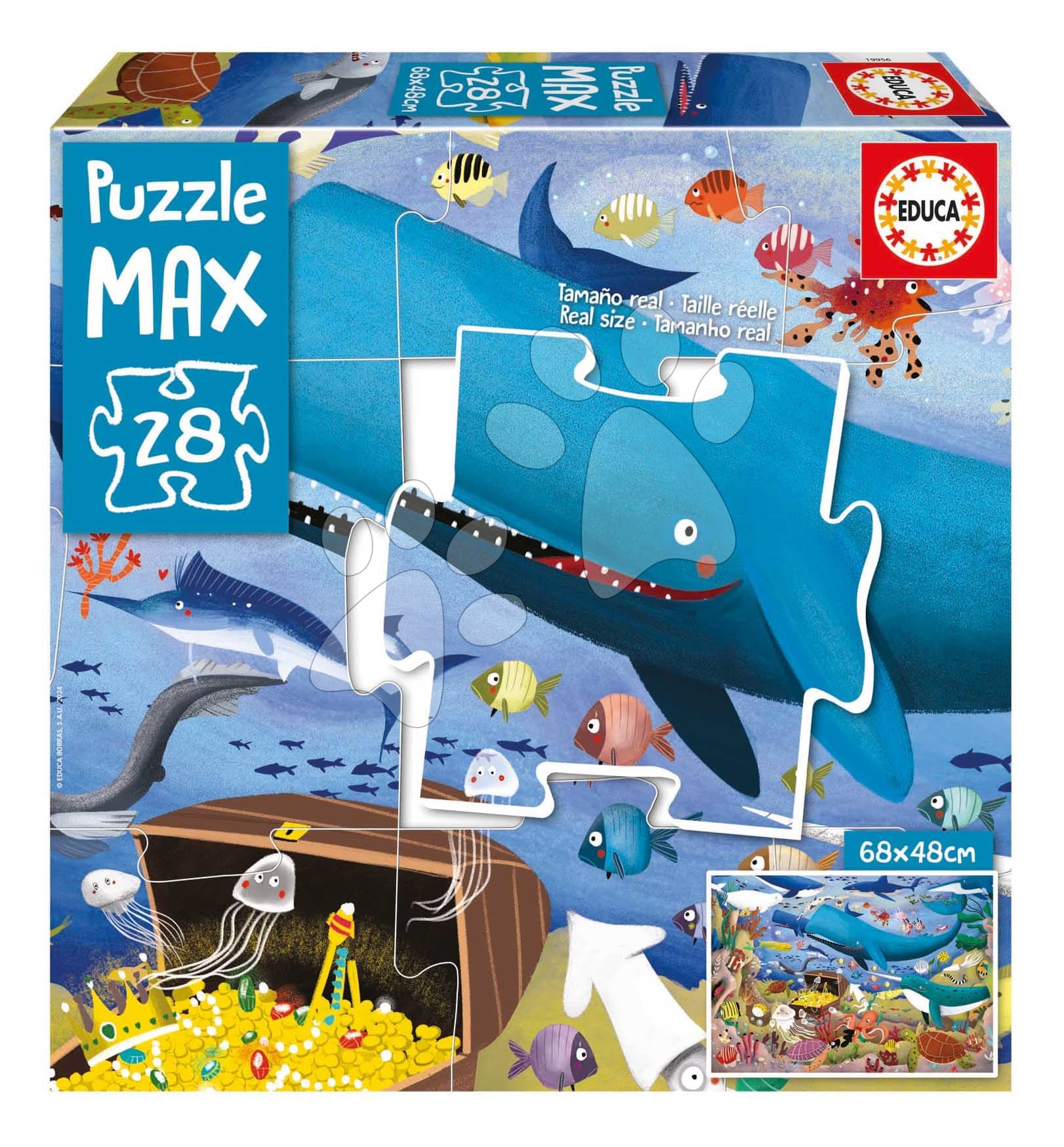 Puzzle Podmorský svet MAX Educa 28 veľkých dielikov