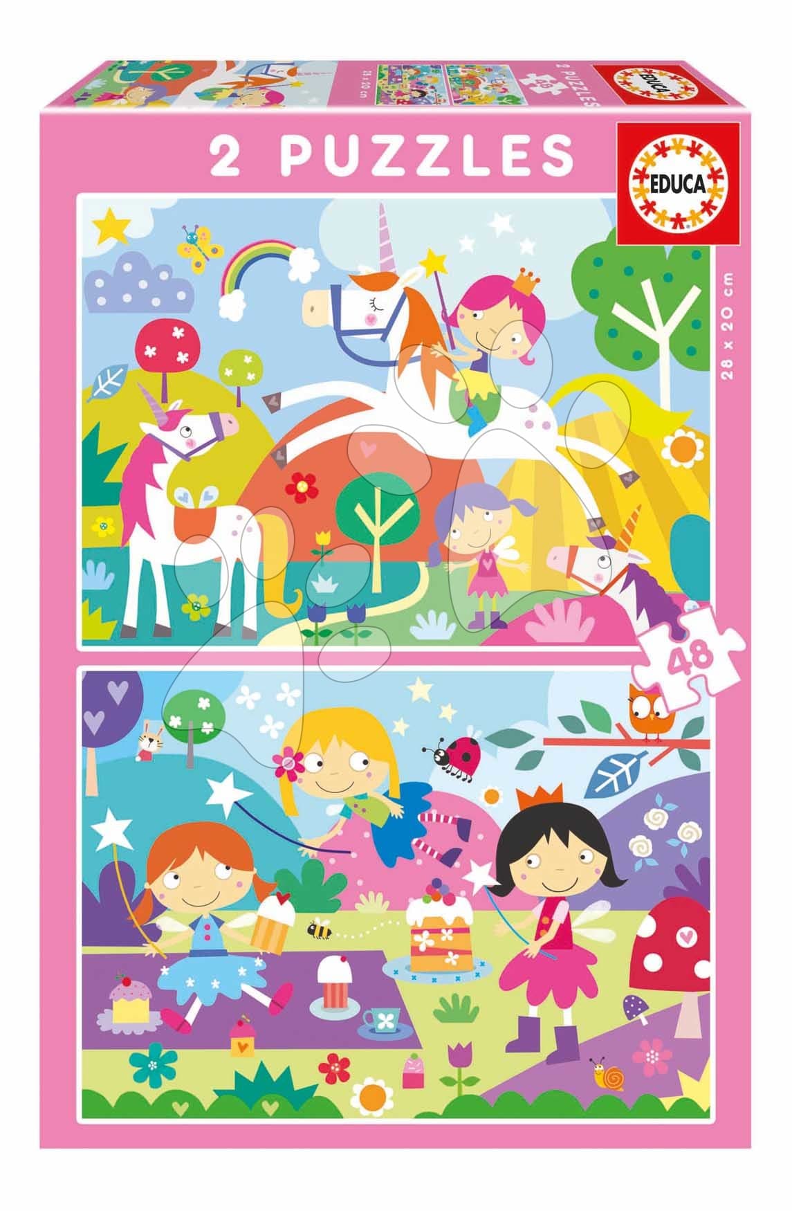 Puzzle Fantasy Friends Educa 2x48 dielov od 4 rokov 1