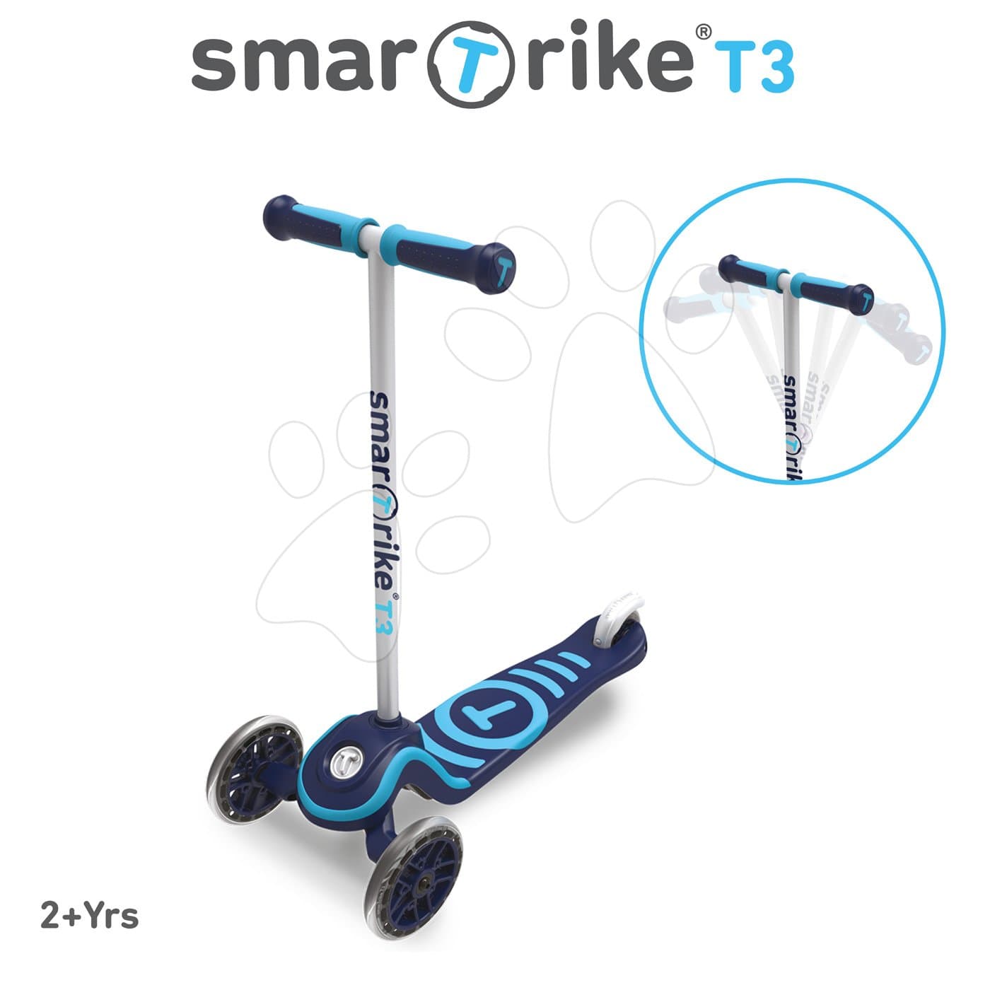 smarTrike detská kolobežka T3 2000800 modrá 1