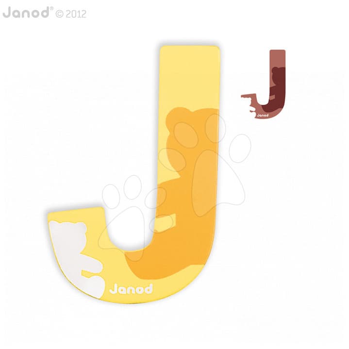 Janod drevené písmeno J ABCDeco 04579