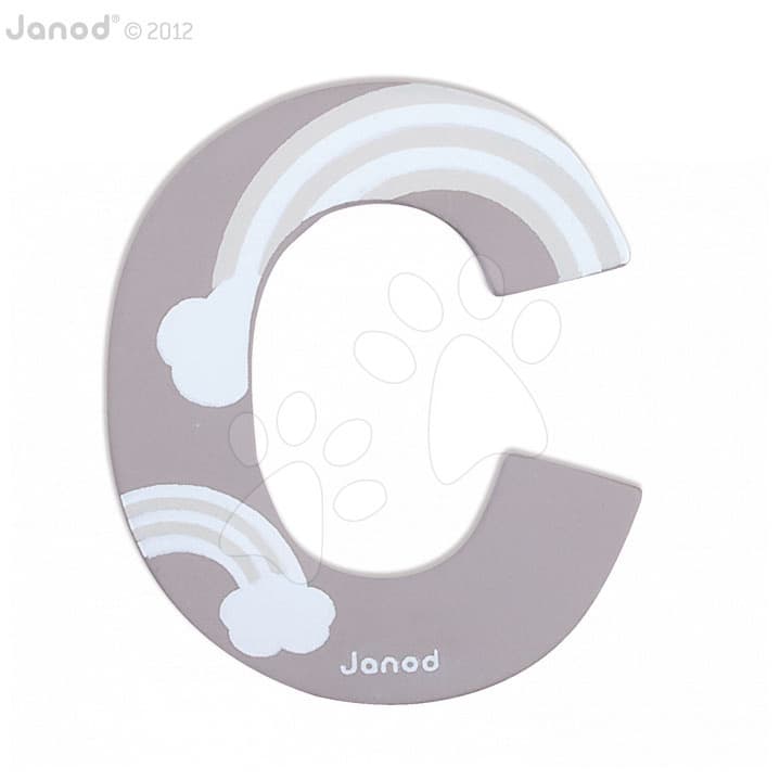 Janod drevené písmeno C ABCDeco 04572 1