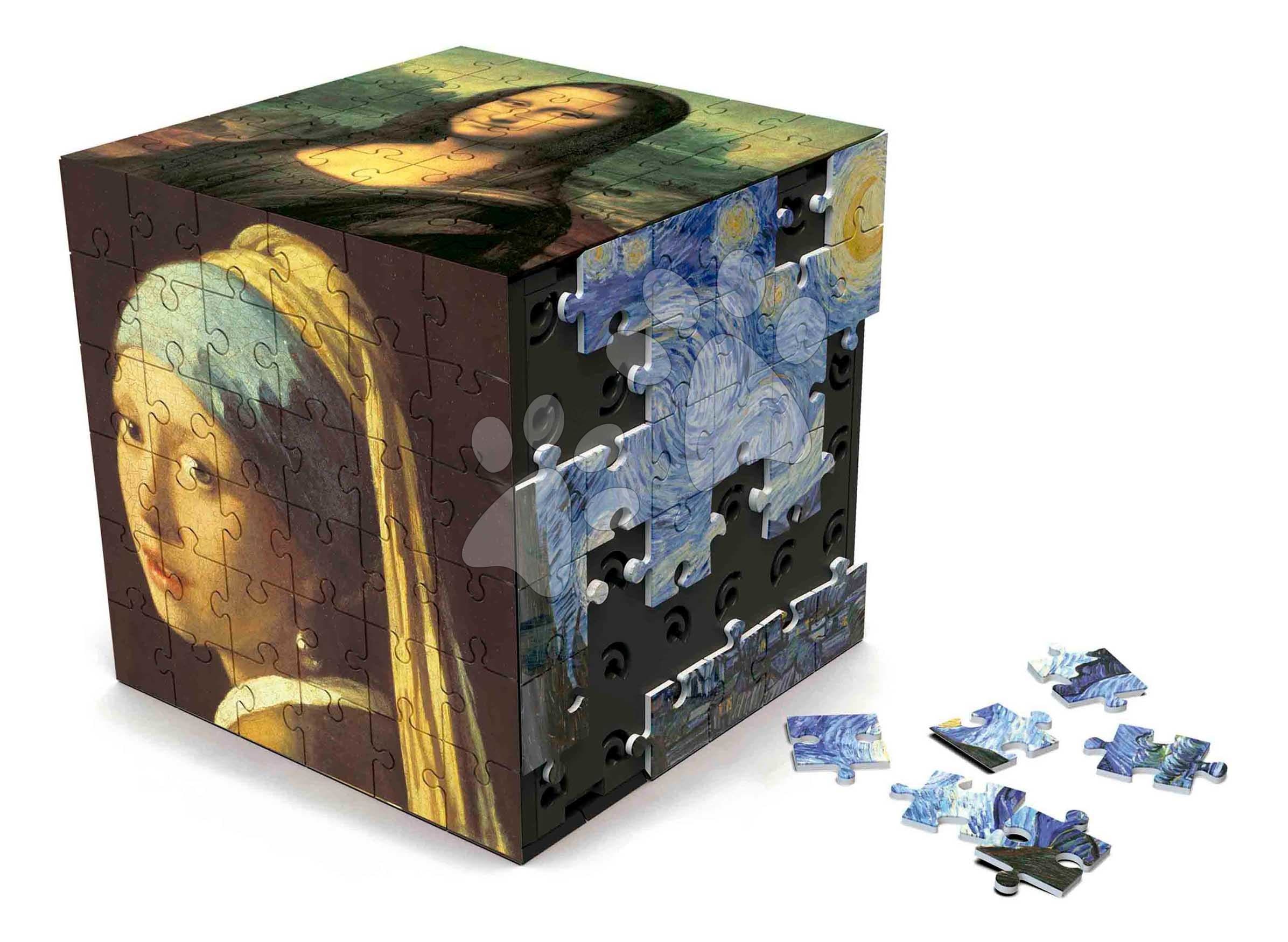 Puzzle v kocke umelecké 3D Cube Art Educa 216 dielikov od 8 rokov 1