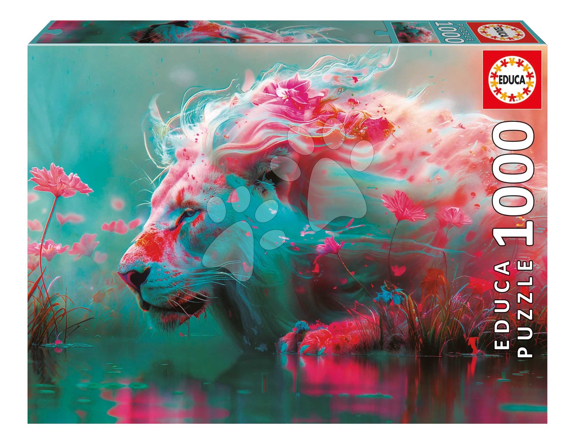 Puzzle King of the Flowers Educa 1000 dielov a Fix lepidlo 1