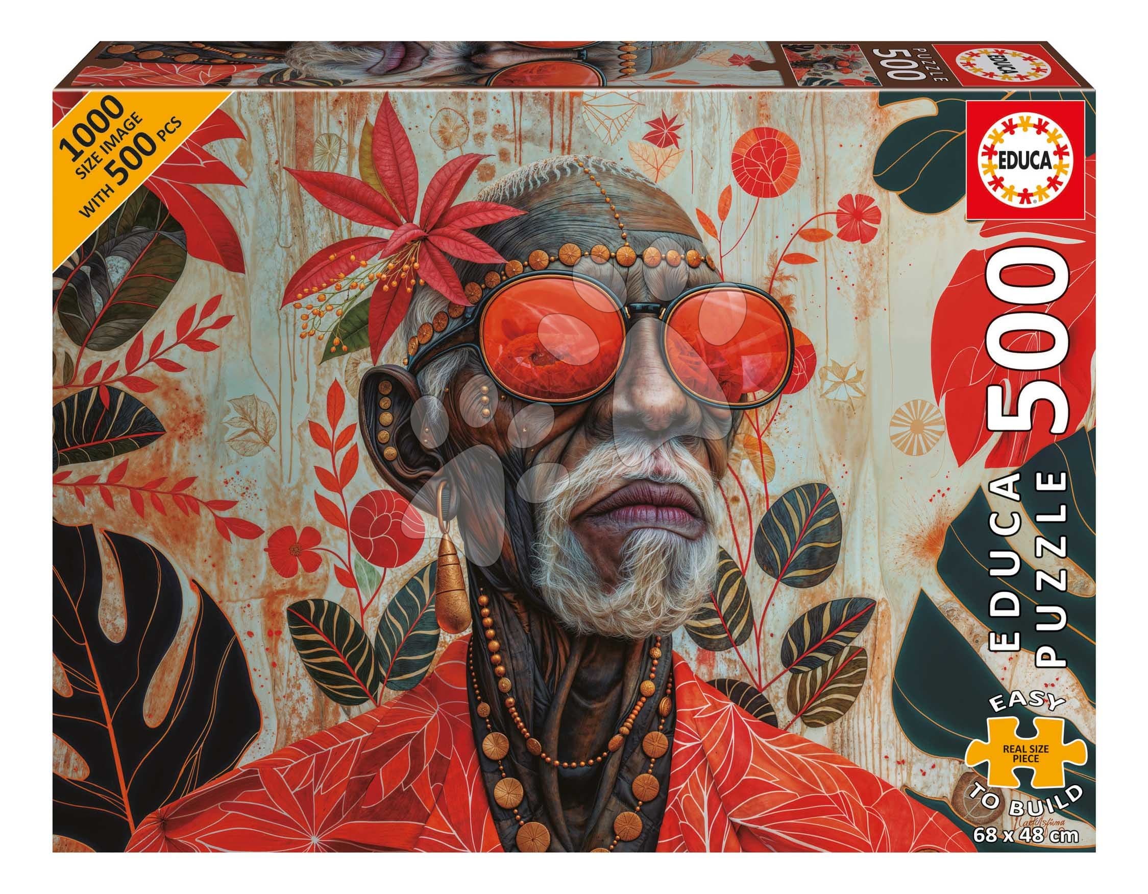 Puzzle Guardian of the Tropics Educa 500 dielov a Fix lepidlo 1