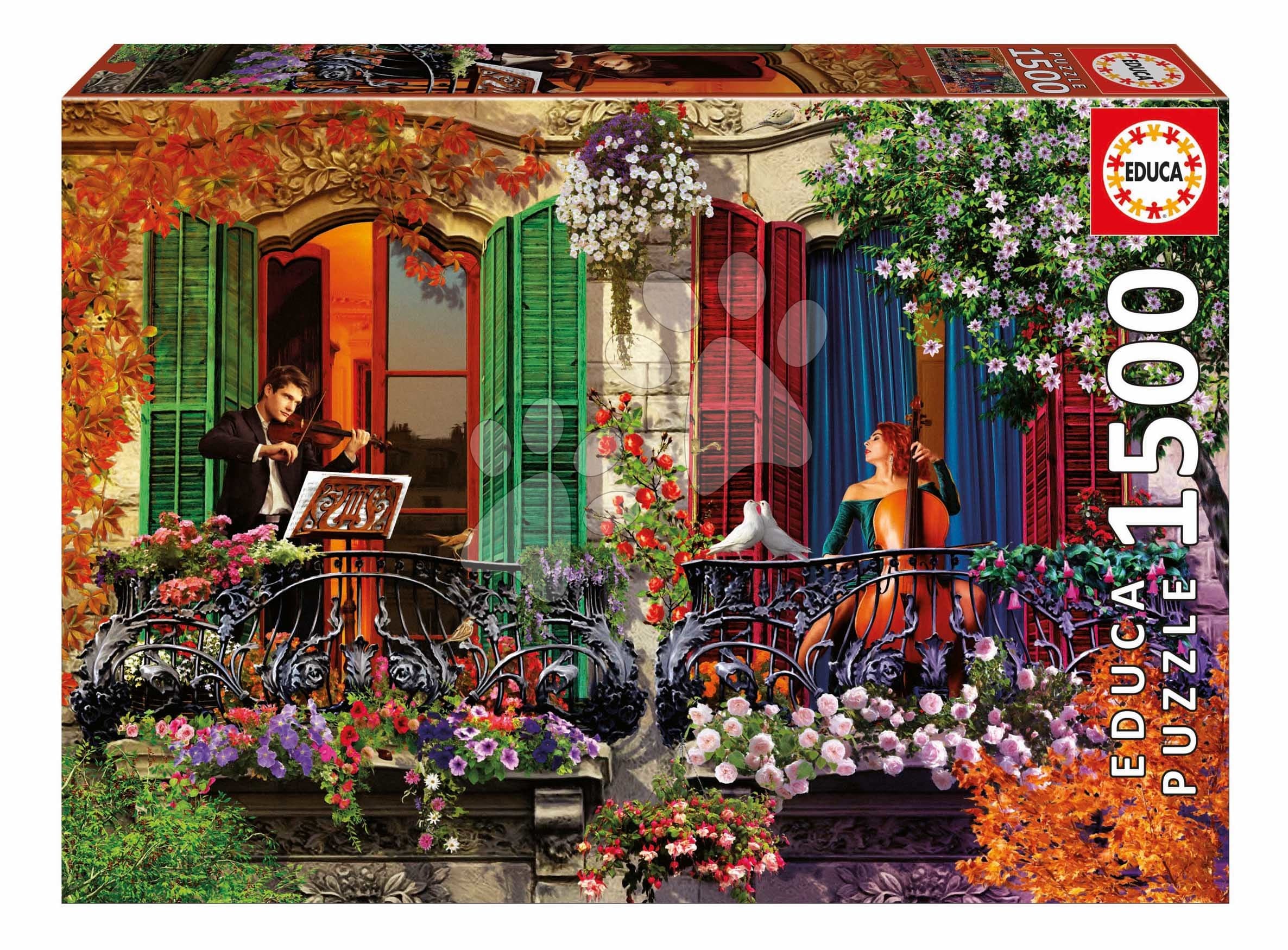Puzzle Serenata Educa 1500 dielov a Fix lepidlo