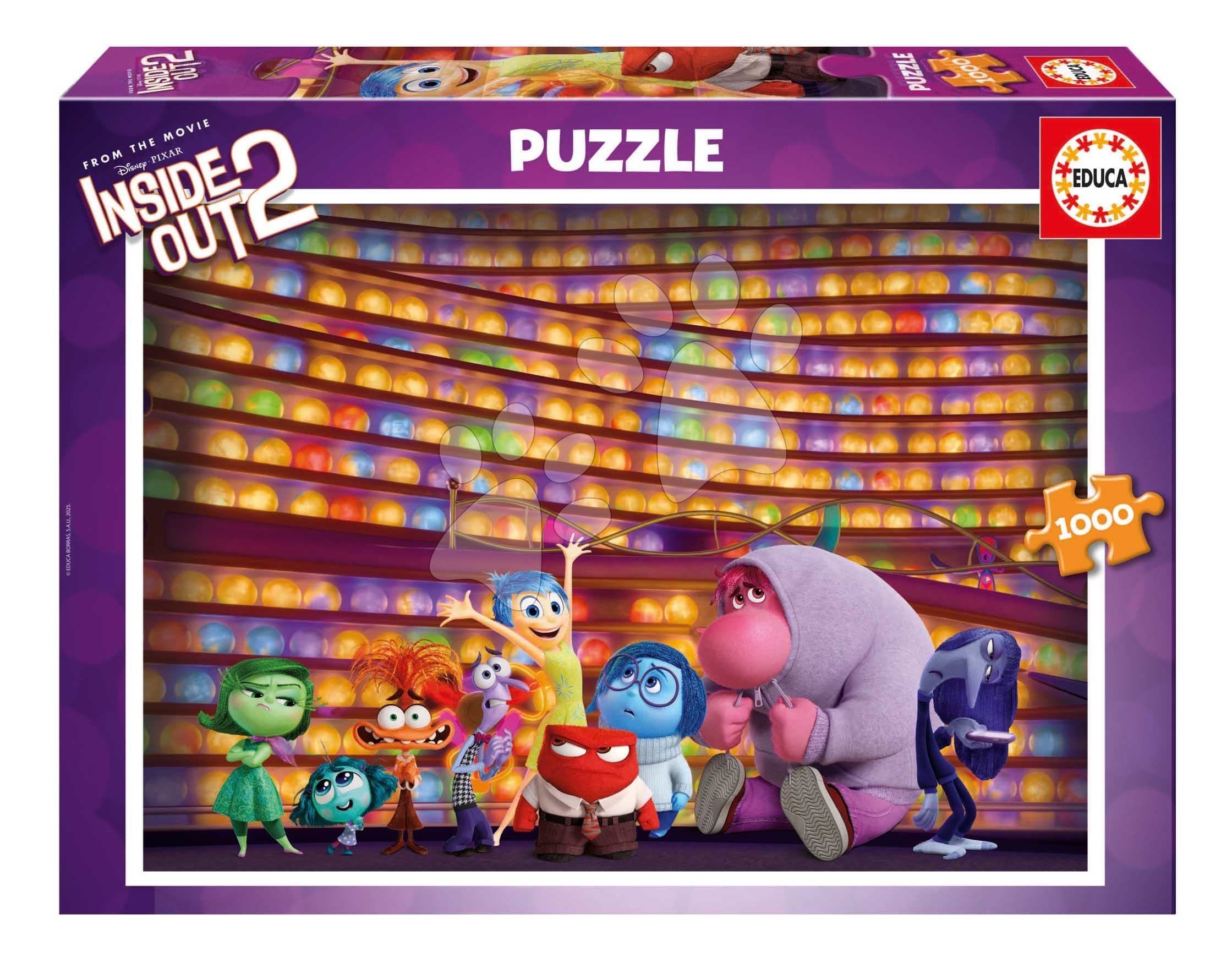 Puzzle Inside Out 2 Extreme Educa 1000 dielov a Fix lepidlo