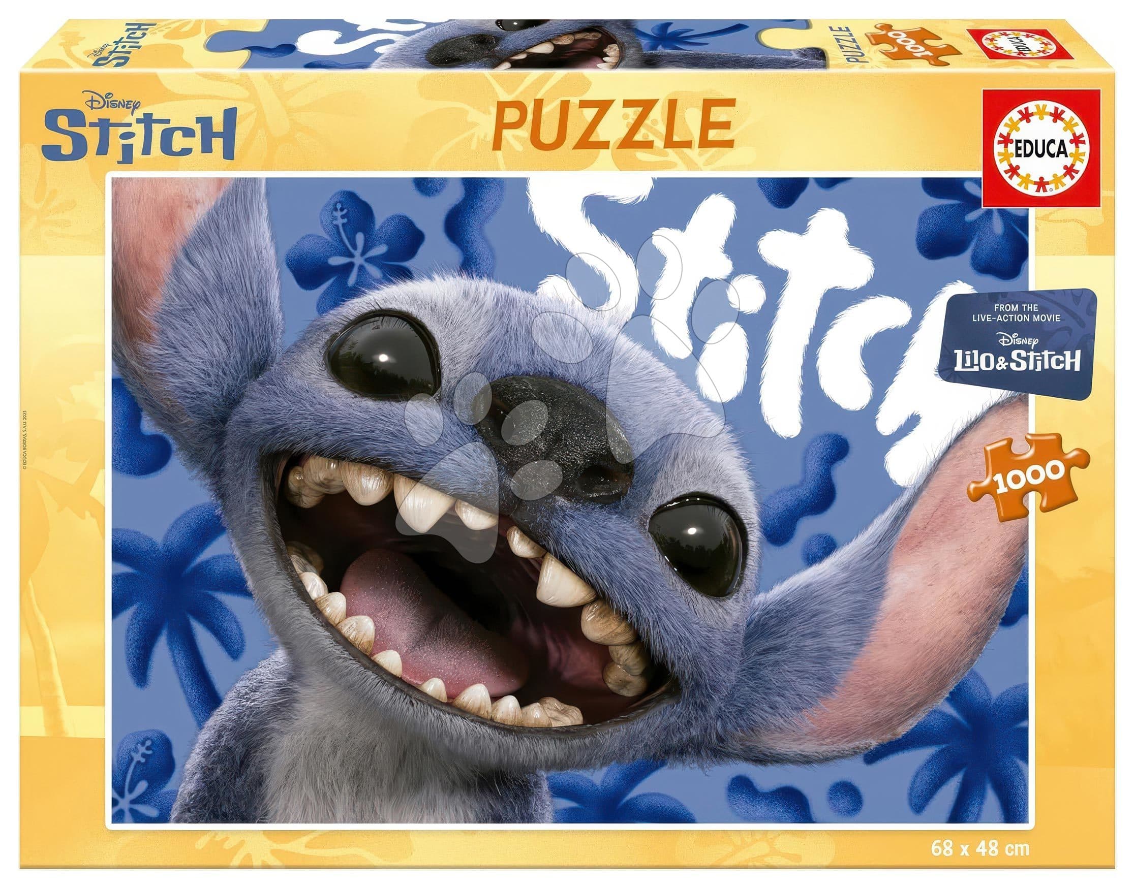 Puzzle Lilo & Stitch Live Action Disney Educa 1000 dielov a Fix lepidlo 1