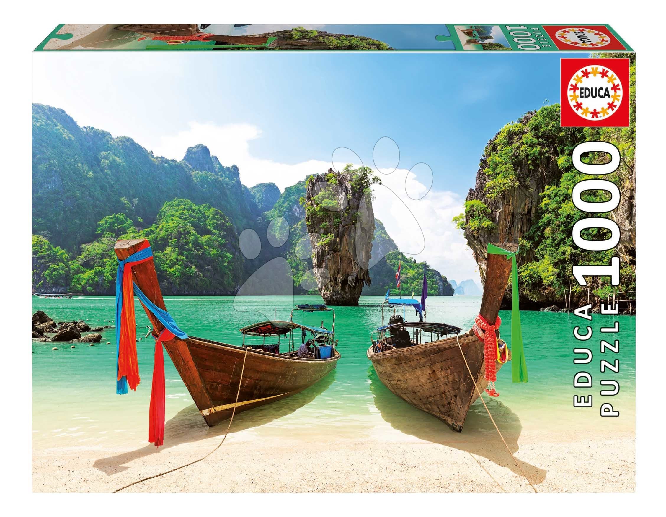 Puzzle James Bond Island Thailand Educa 1000 dielov a Fix lepidlo 1
