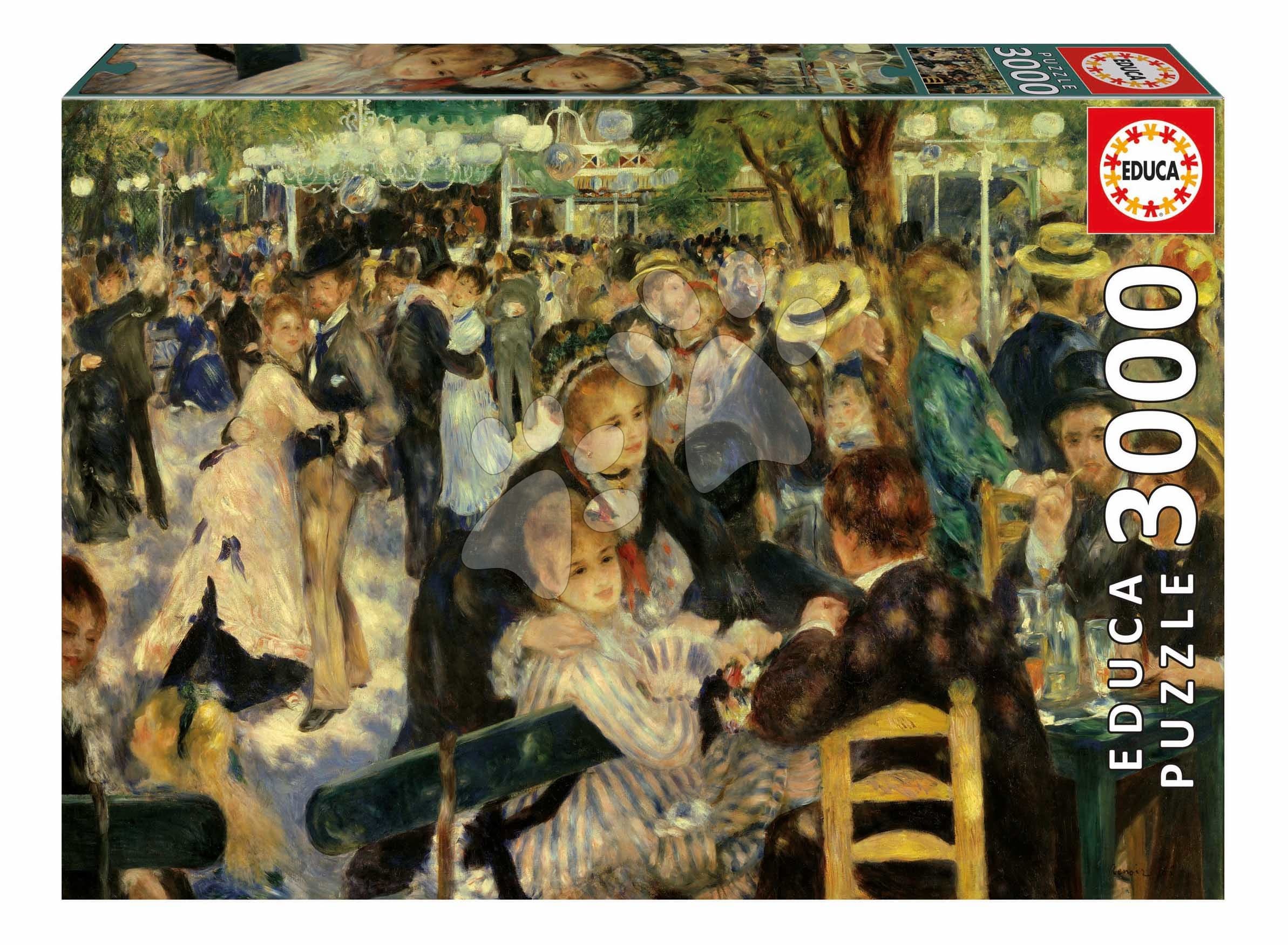 Puzzle Dance at the Moulin De La Galette Educa 3000 dielov 1