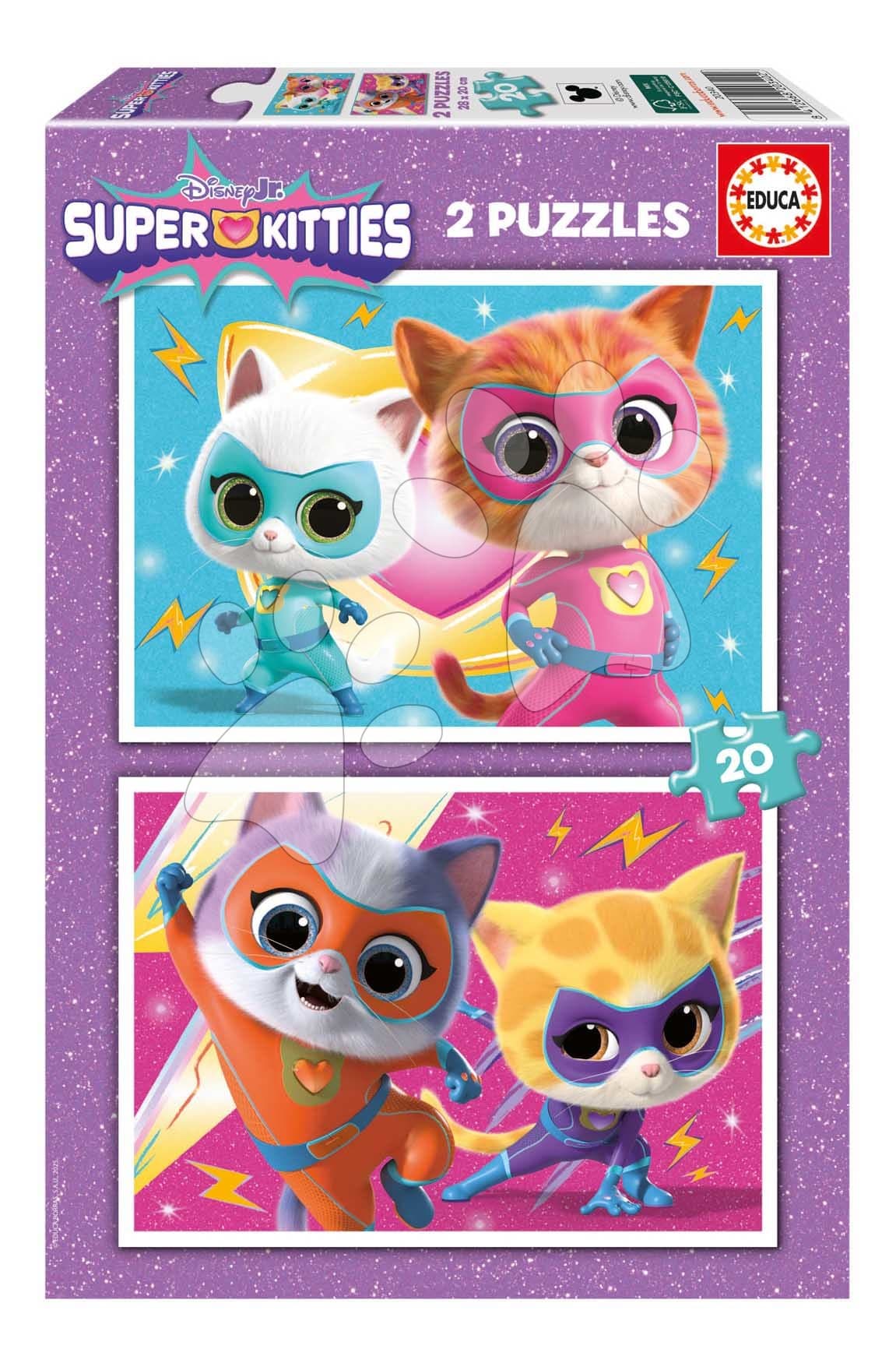 Puzzle Super Kitties Disney Educa 2x20 dielov 1