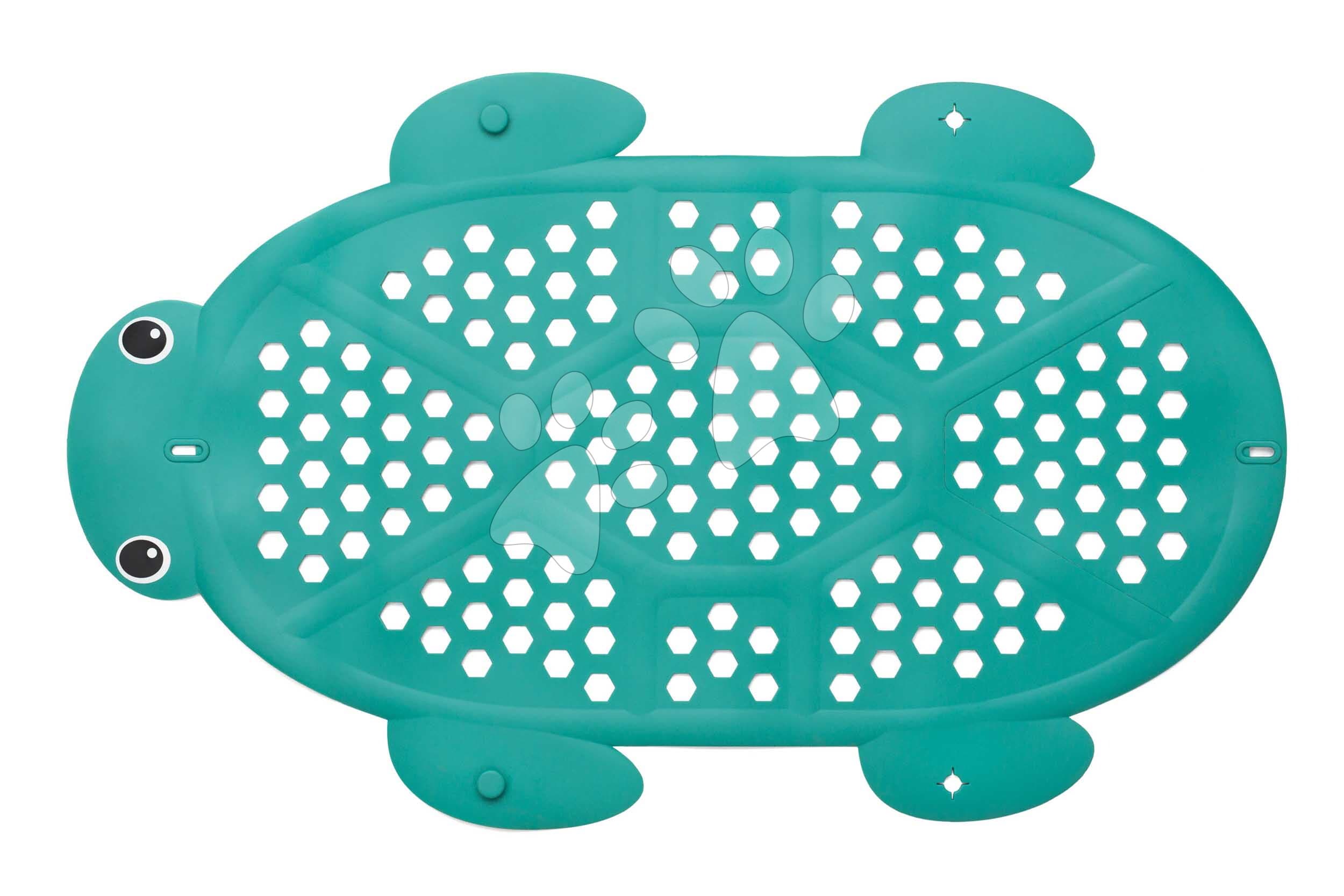 Protišmyková podložka do vane 2v1 Korytnačka Bath Mat & Storage Basket Turtle Infantino s prísavkami od 0 mes