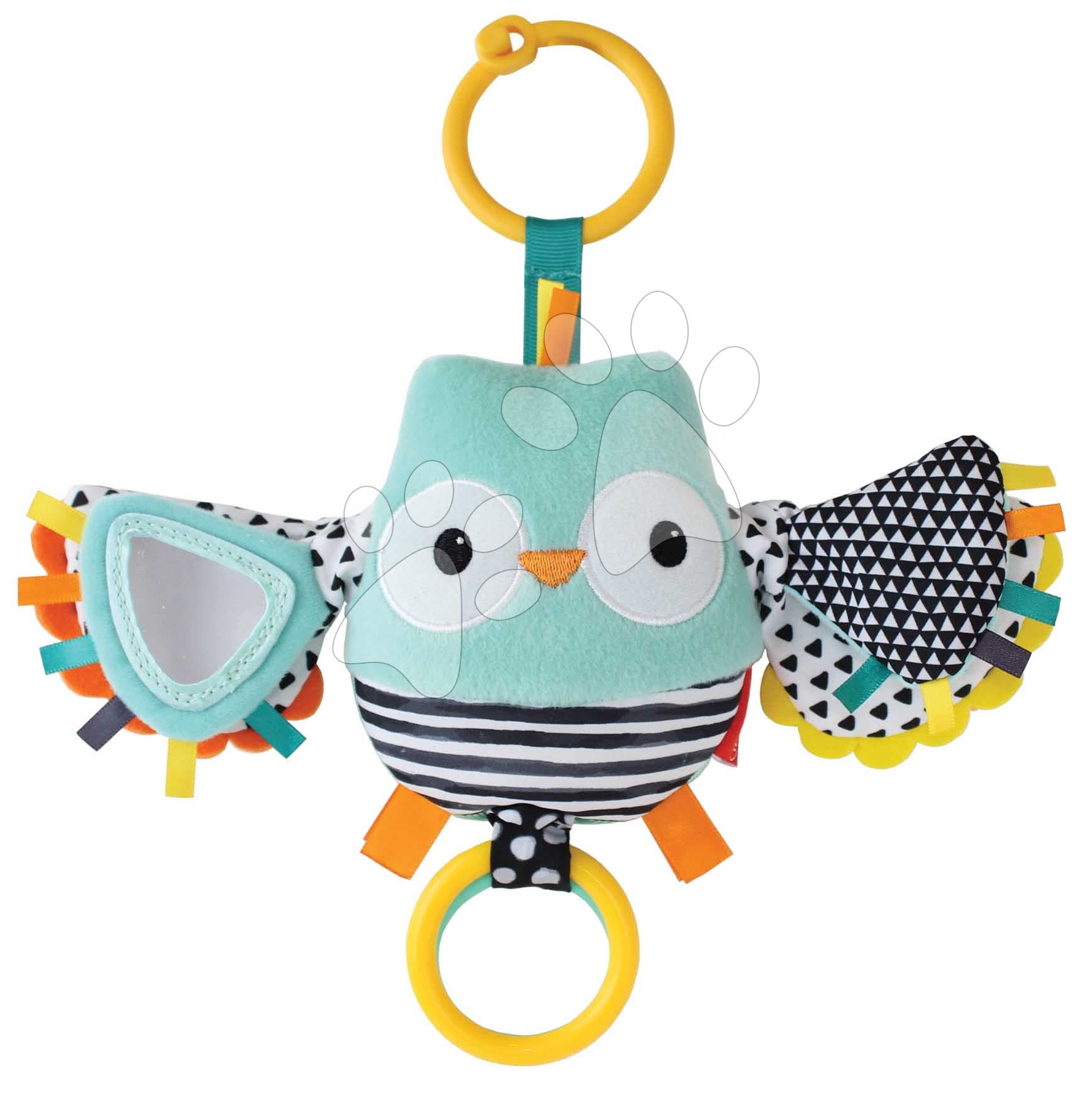 Vibrujúca sovička Flutter & Jitter Pal Owl Infantino s mávajúcimi krídlami od 0 mes