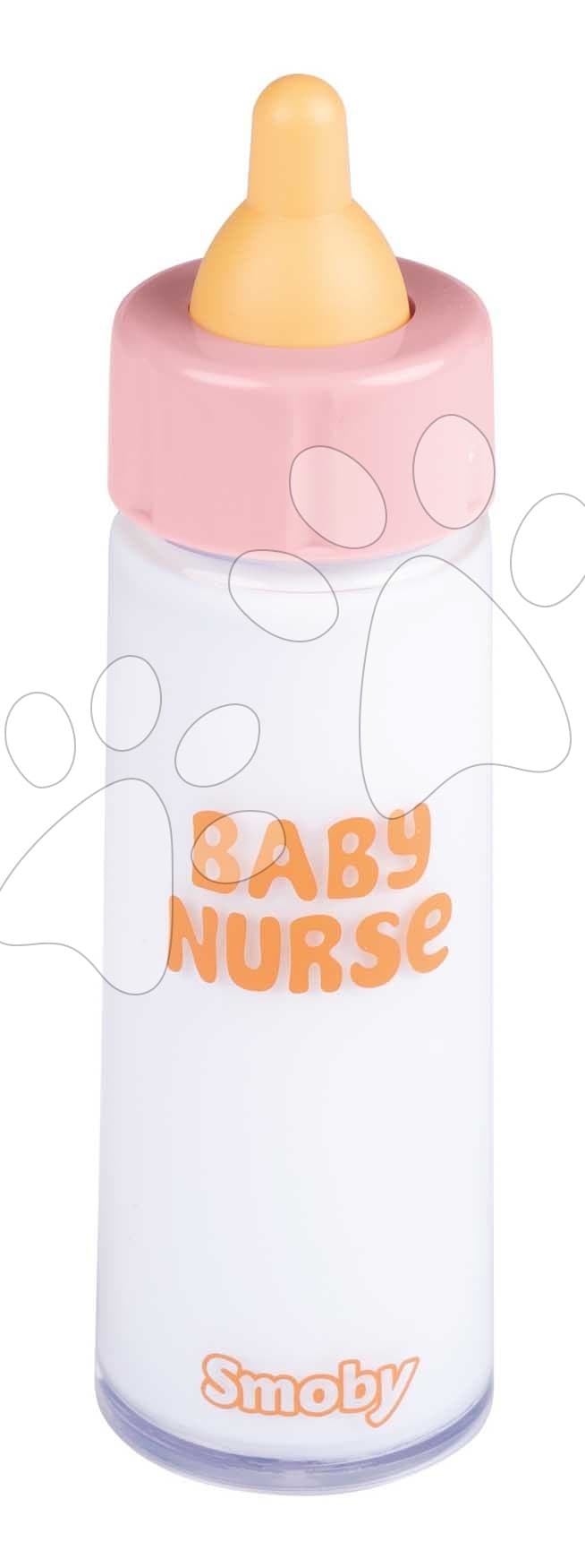 Fľaška pre bábiky Magic Bottle Baby Nurse Smoby s miznúcim mliekom od 12 mes