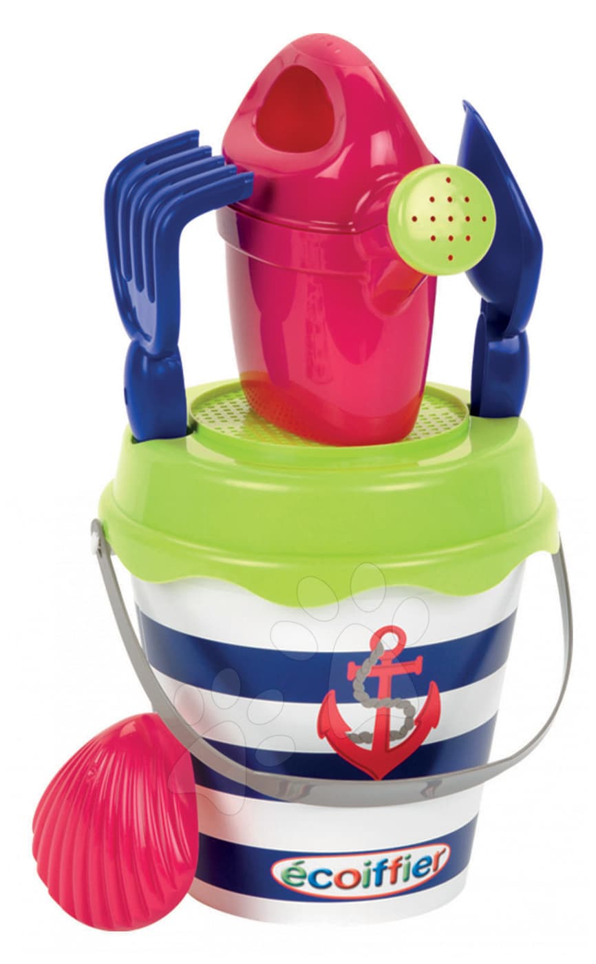 Écoiffier vedro set s krhlou Námorník 230 modro-červené 1