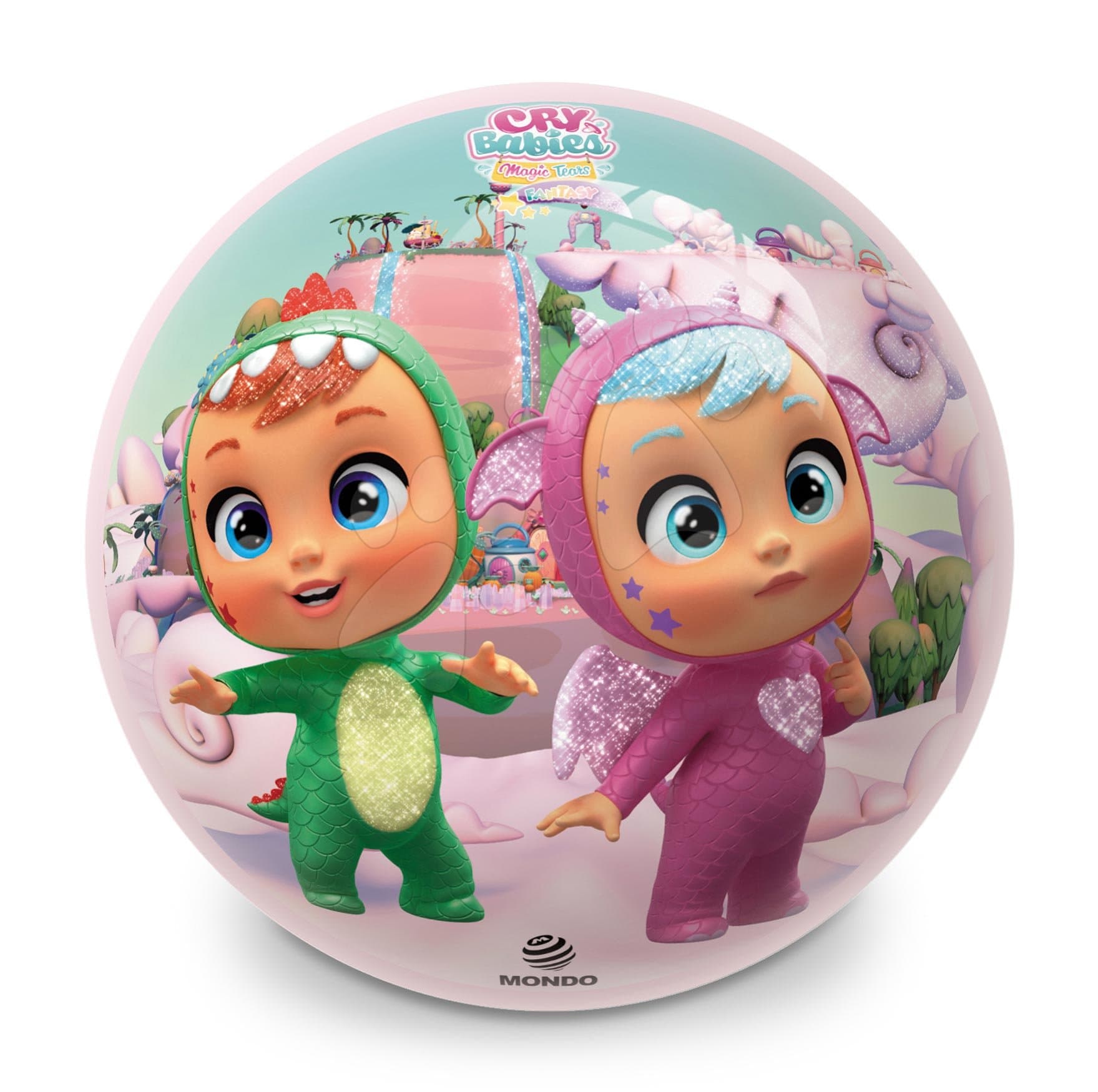 Rozprávková lopta BioBall Cry Babies Mondo 23 cm 1