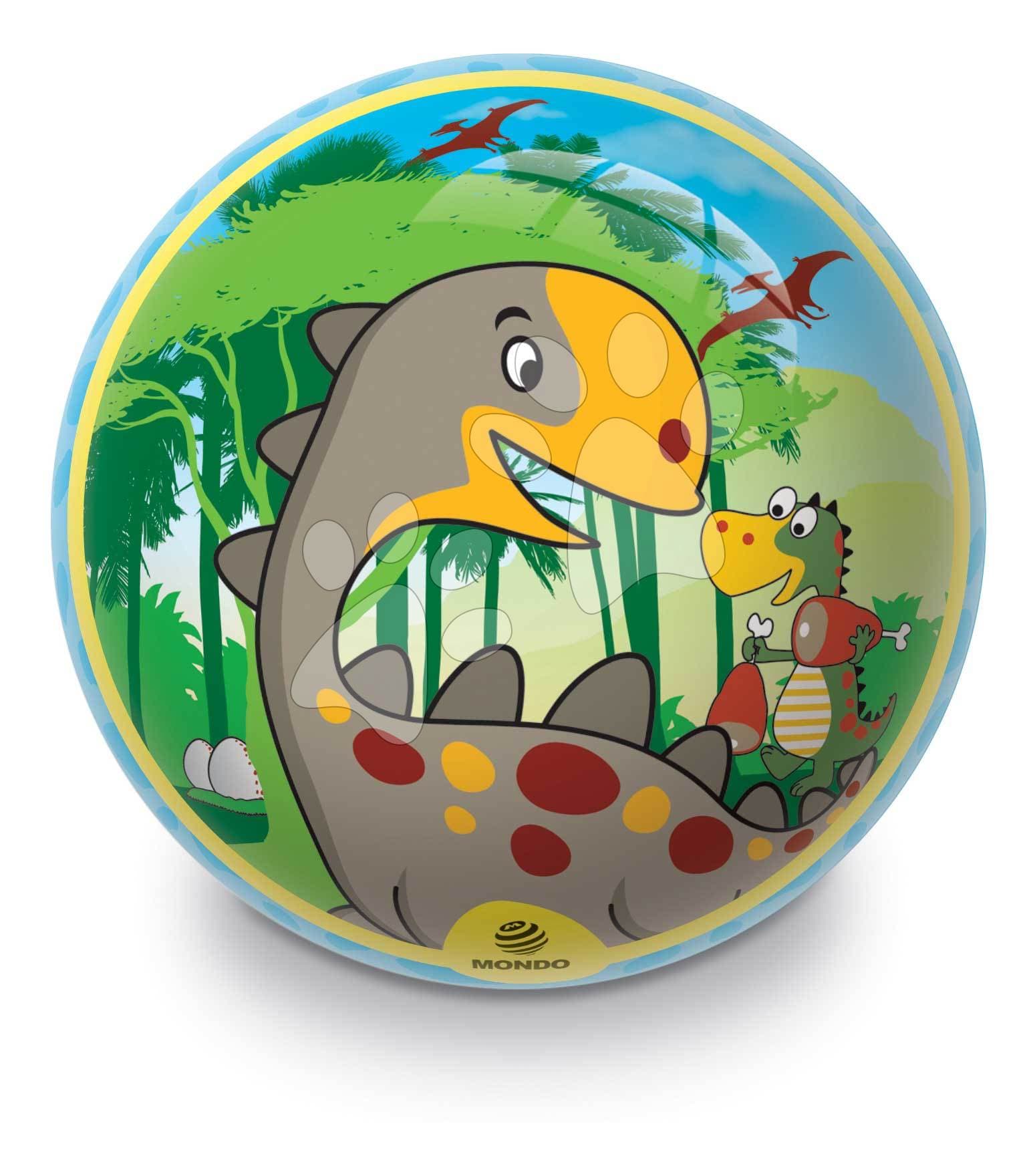 Rozprávková lopta Dinosaur BioBall Mondo gumová 23 cm