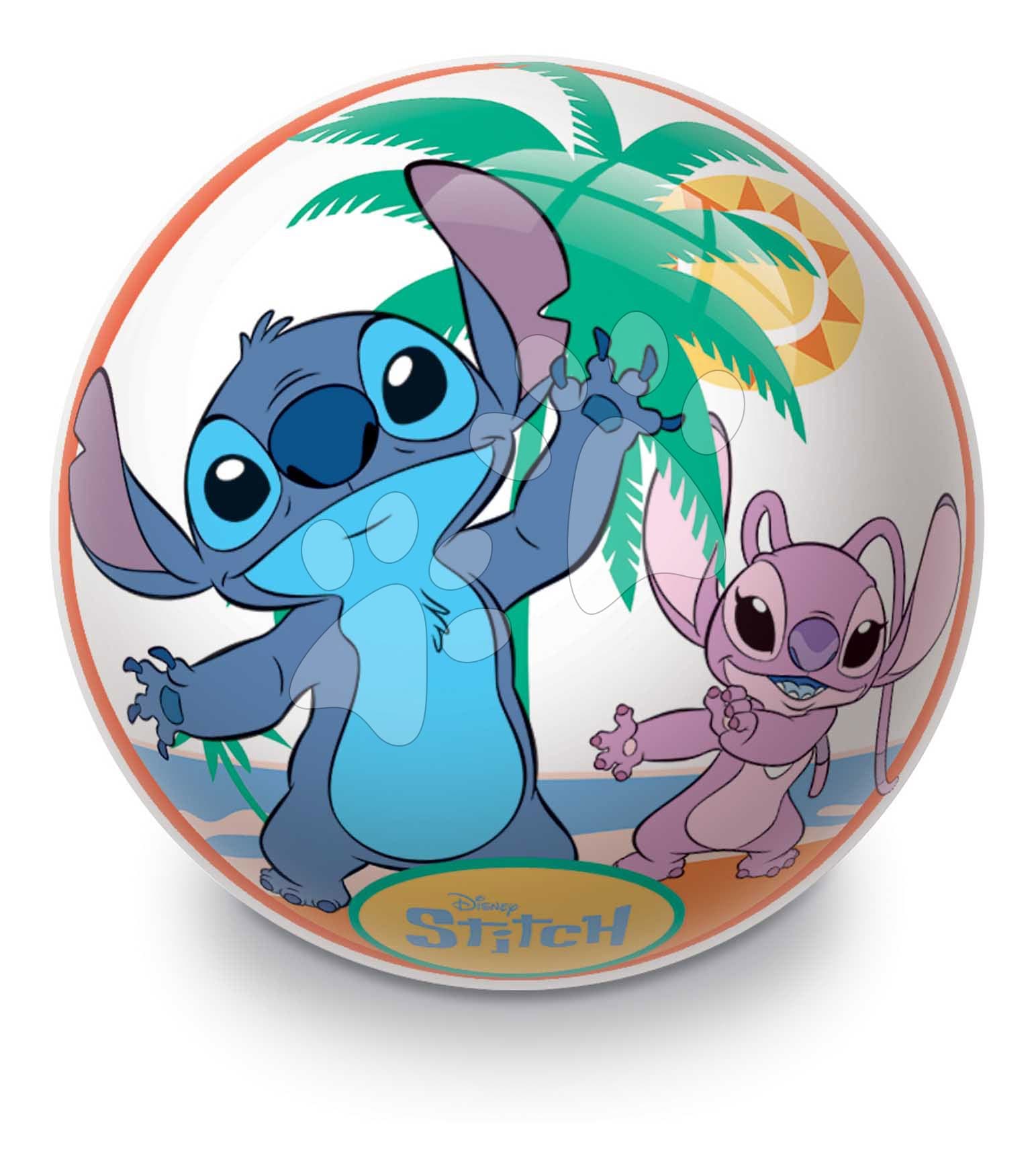 Rozprávková lopta Stitch Mondo gumená 23 cm