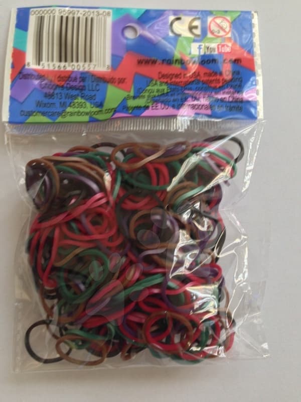 Rainbow Loom originálne gumičky pre deti halloween mix 300 kusov 05578 1