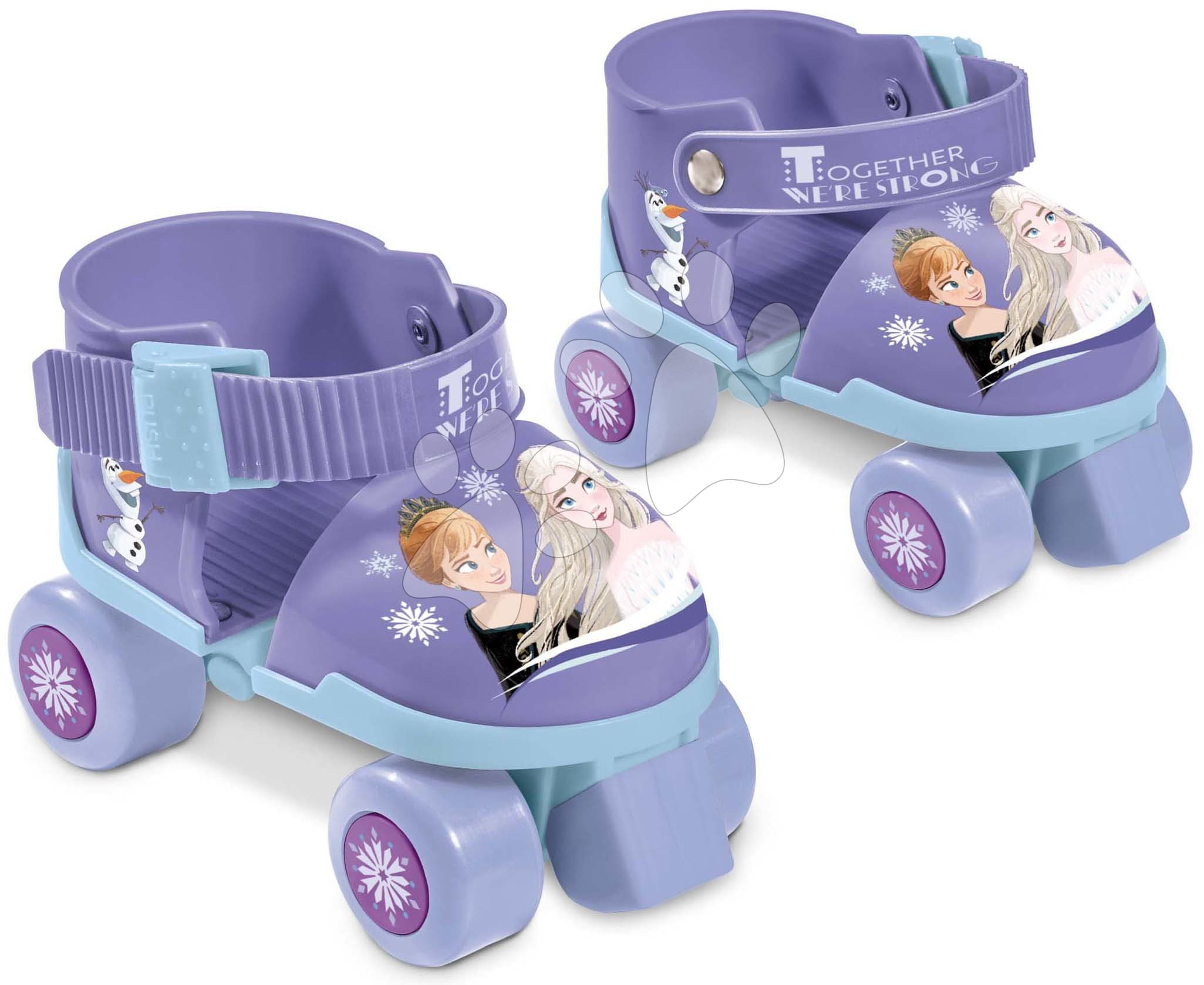 Mondo 4-kolieskové korčule s chráničmi Frozen 28298 modré