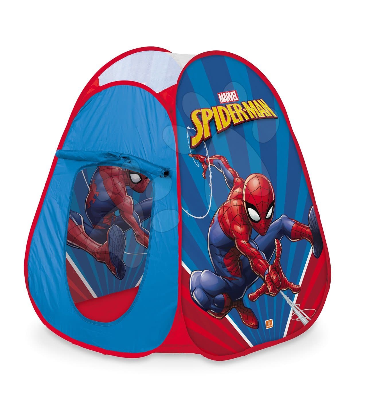 Mondo stan pre deti Spiderman Pop Up s okrúhlou taškou červenou 28427