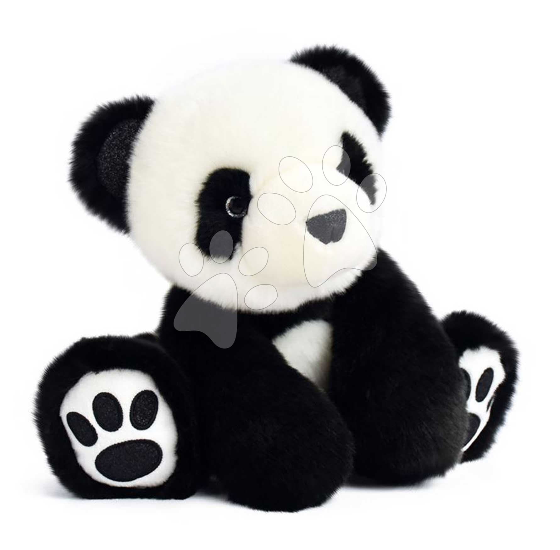 Plyšová panda So Chic Panda Histoire d’ Ours čierno-biela 25 cm od 0 mes