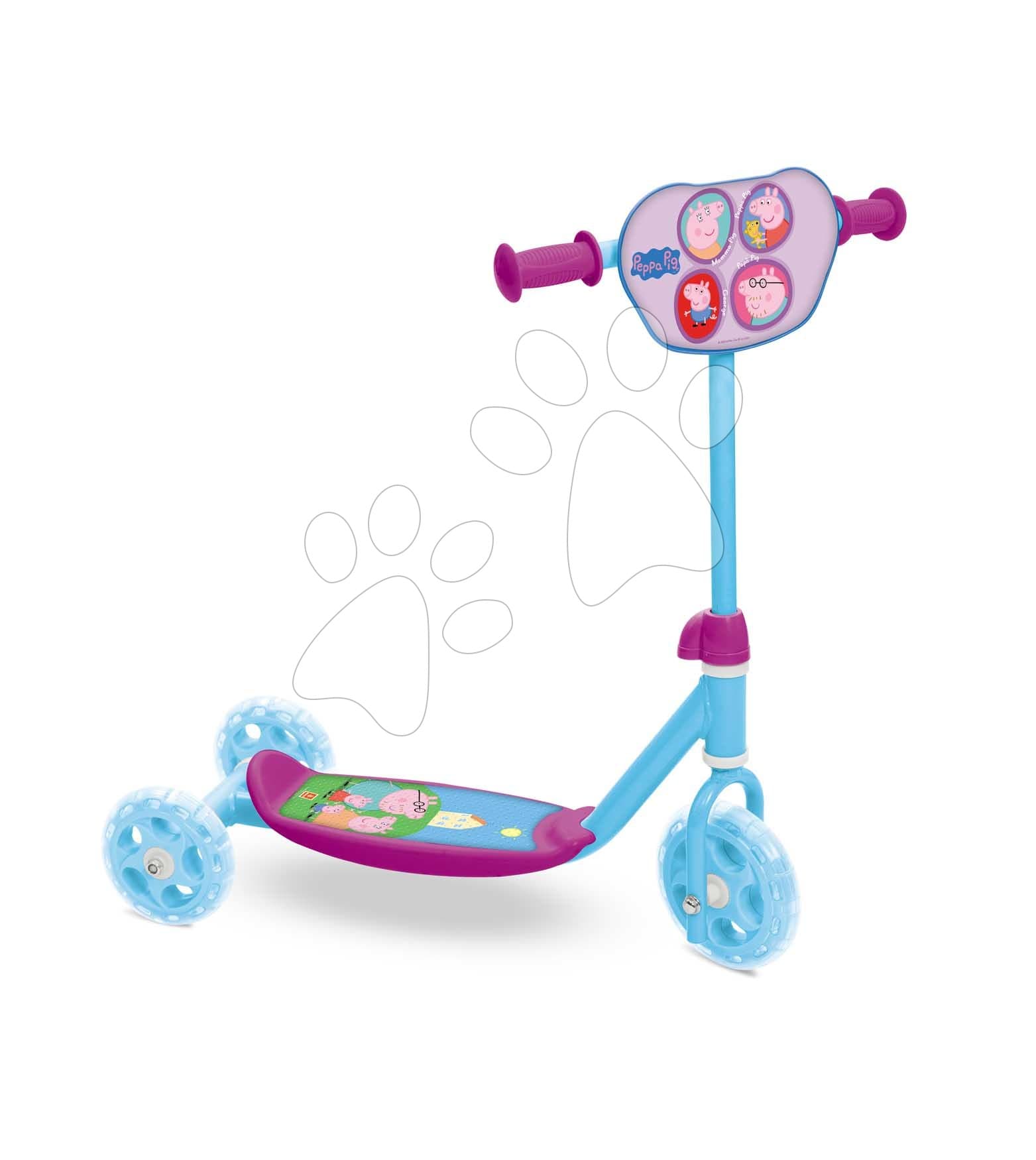 Kolobežka trojkolesová Peppa Pig Mondo s emblémom od 24 mes 1