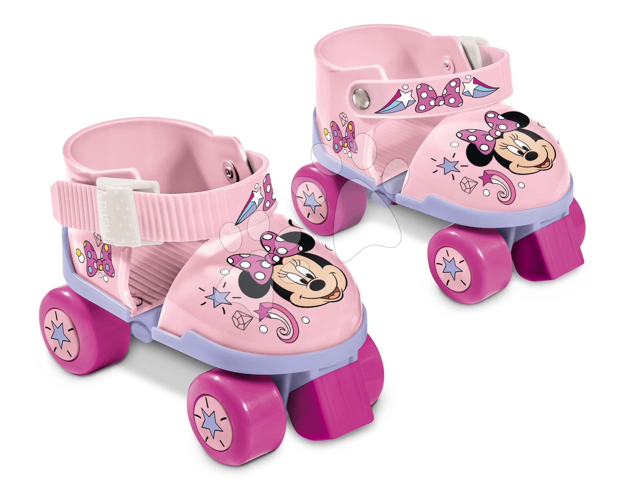 Kolieskové korčule Minnie Roller Skates Mondo s chráničmi na kolená a lakte veľkosť 22-29
