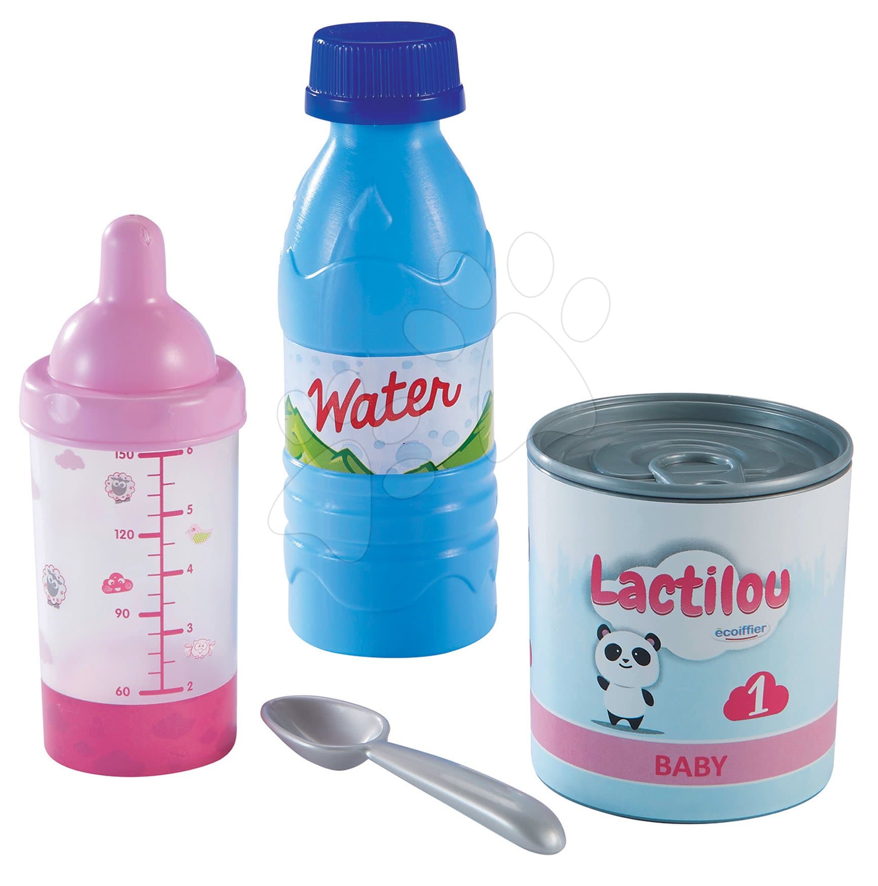 Potraviny pre bábätko bábiku Nursery Écoiffier 4 dielne od 18 mes 1
