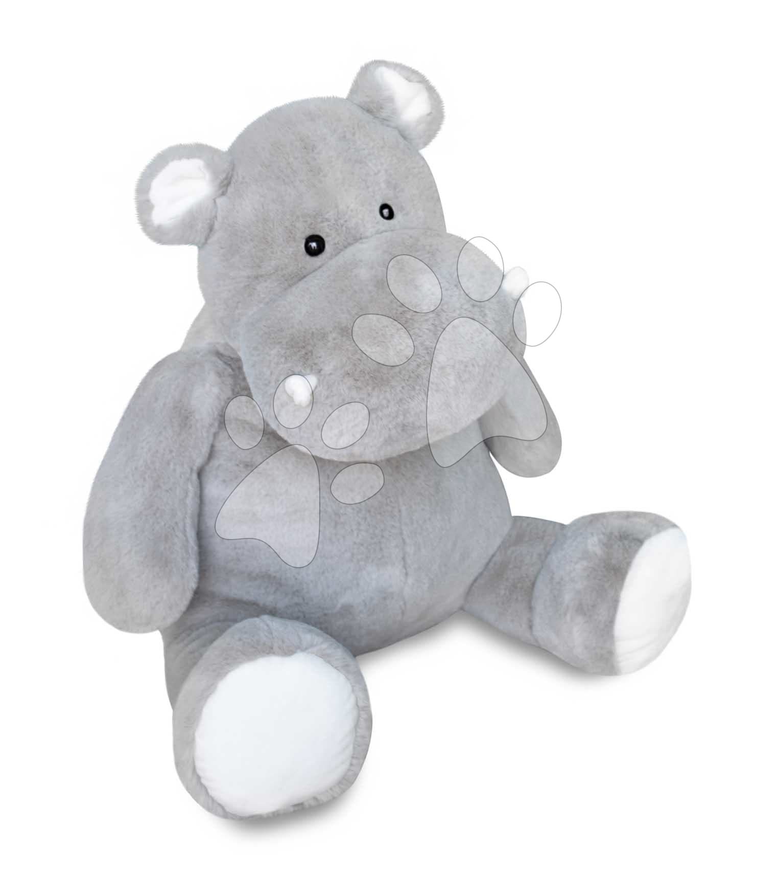 Plyšový hrošík Hippo Histoire d’ Ours sivý 48 cm od 0 mes