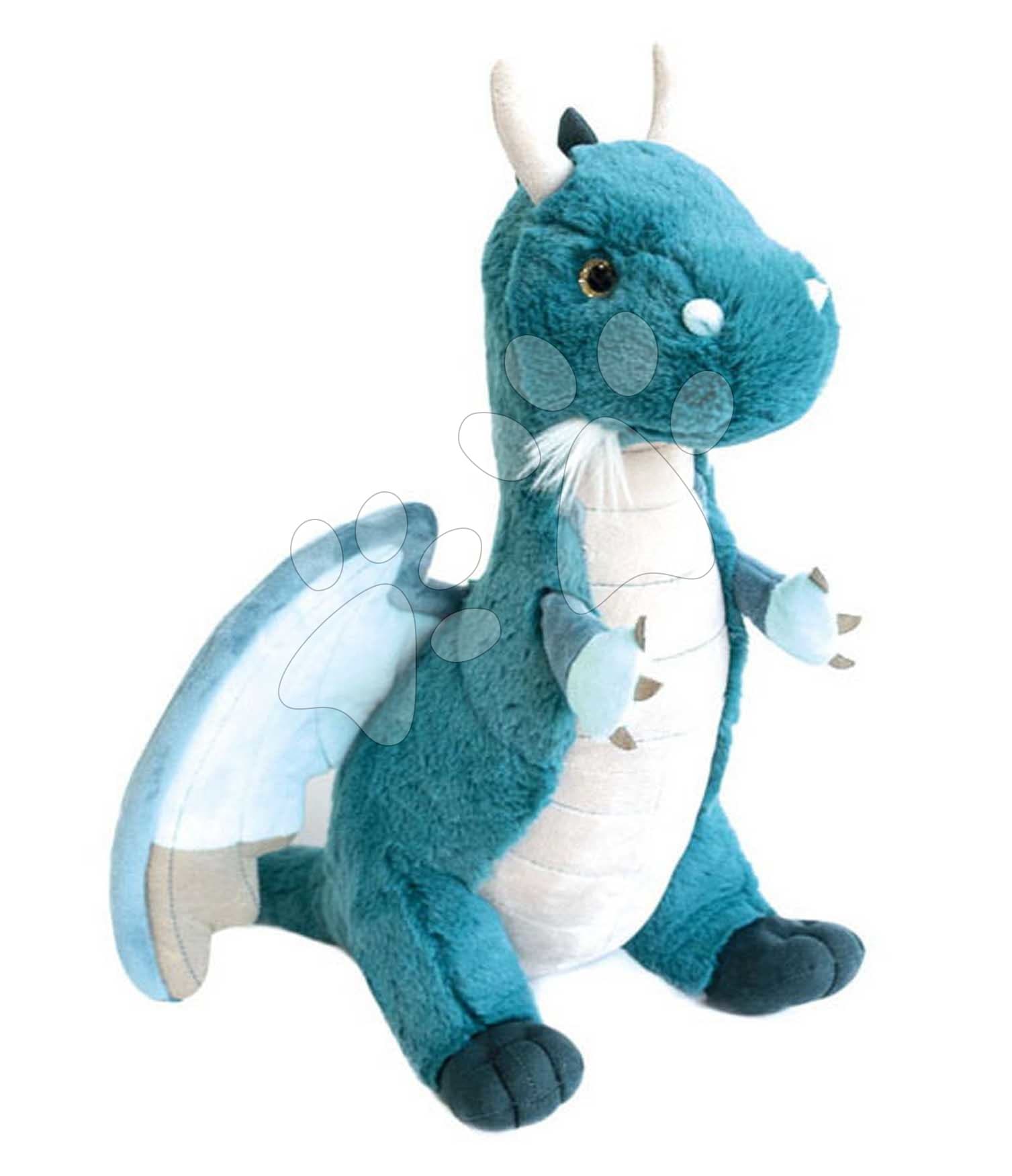 Plyšový dráčik Grégoire Dragon Histoire d’ Ours modrý 40 cm od 0 mes
