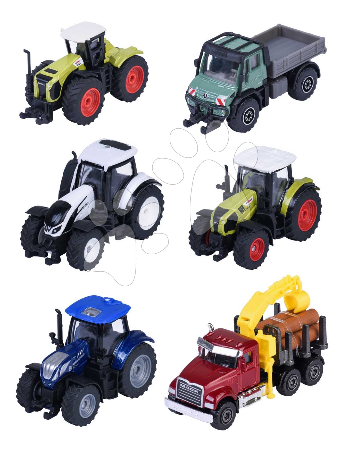 Autíčko farmárske Farm Vehicle Majorette 7,5 cm dĺžka 6 rôznych druhov 1
