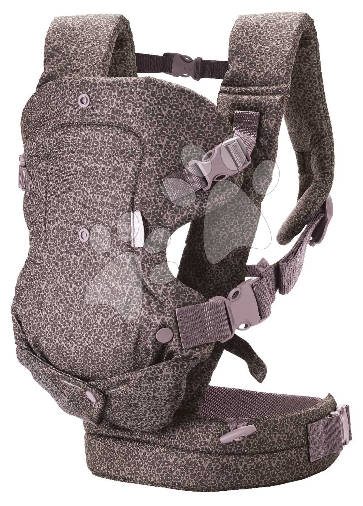 Nosič pre dieťa Flip 4v1 Convertible Carrier Leopard Infantino 4 spôsoby nosenia s leopardím vzorom od 3,6-14,5 kg od 0 mes
