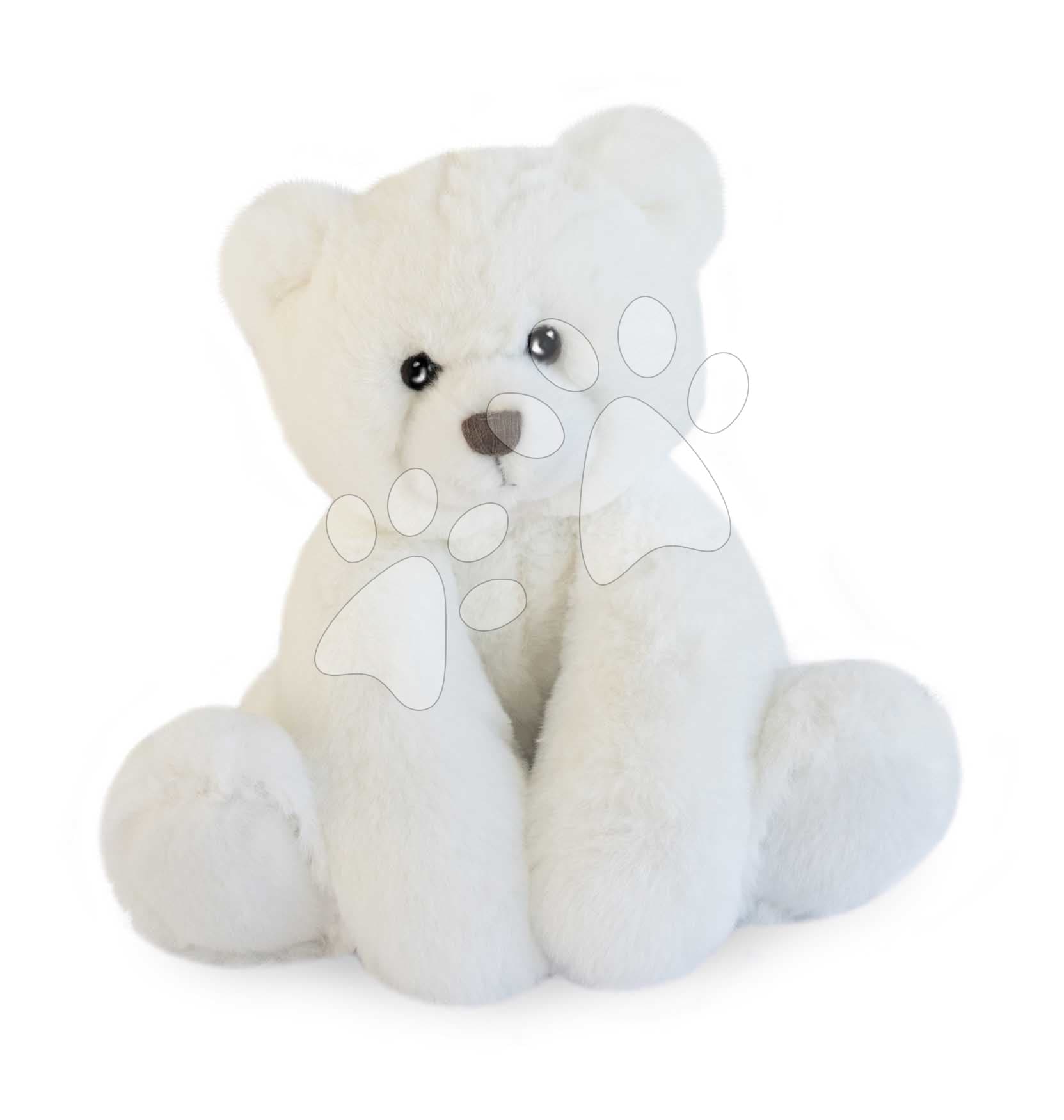 Plyšový medvedík Ours Oscar Ivory Histoire d’ Ours v darčekovom balení biely 25 cm od 0 mes 1
