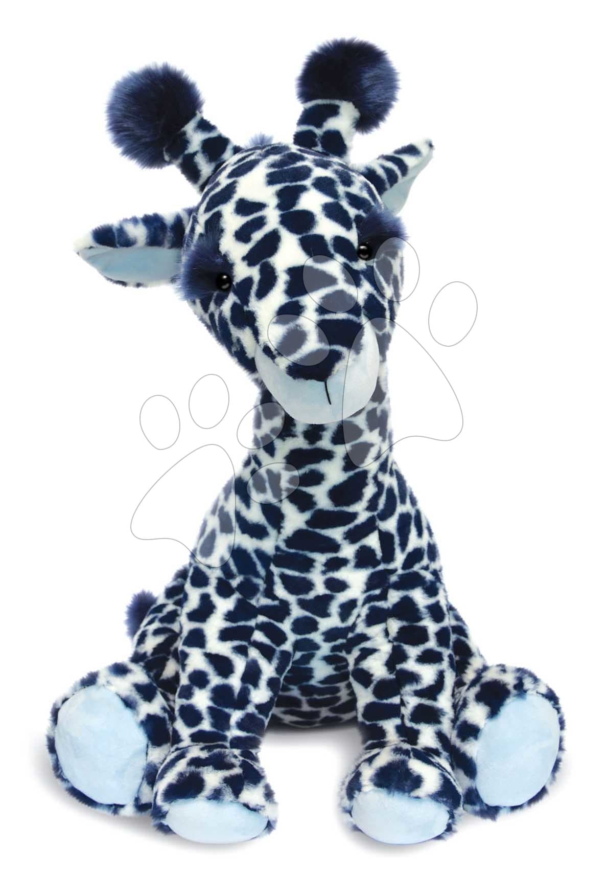 Plyšová žirafa Lisi the Blue Giraffe Histoire d’ Ours modrá 50 cm od 0 mes 1