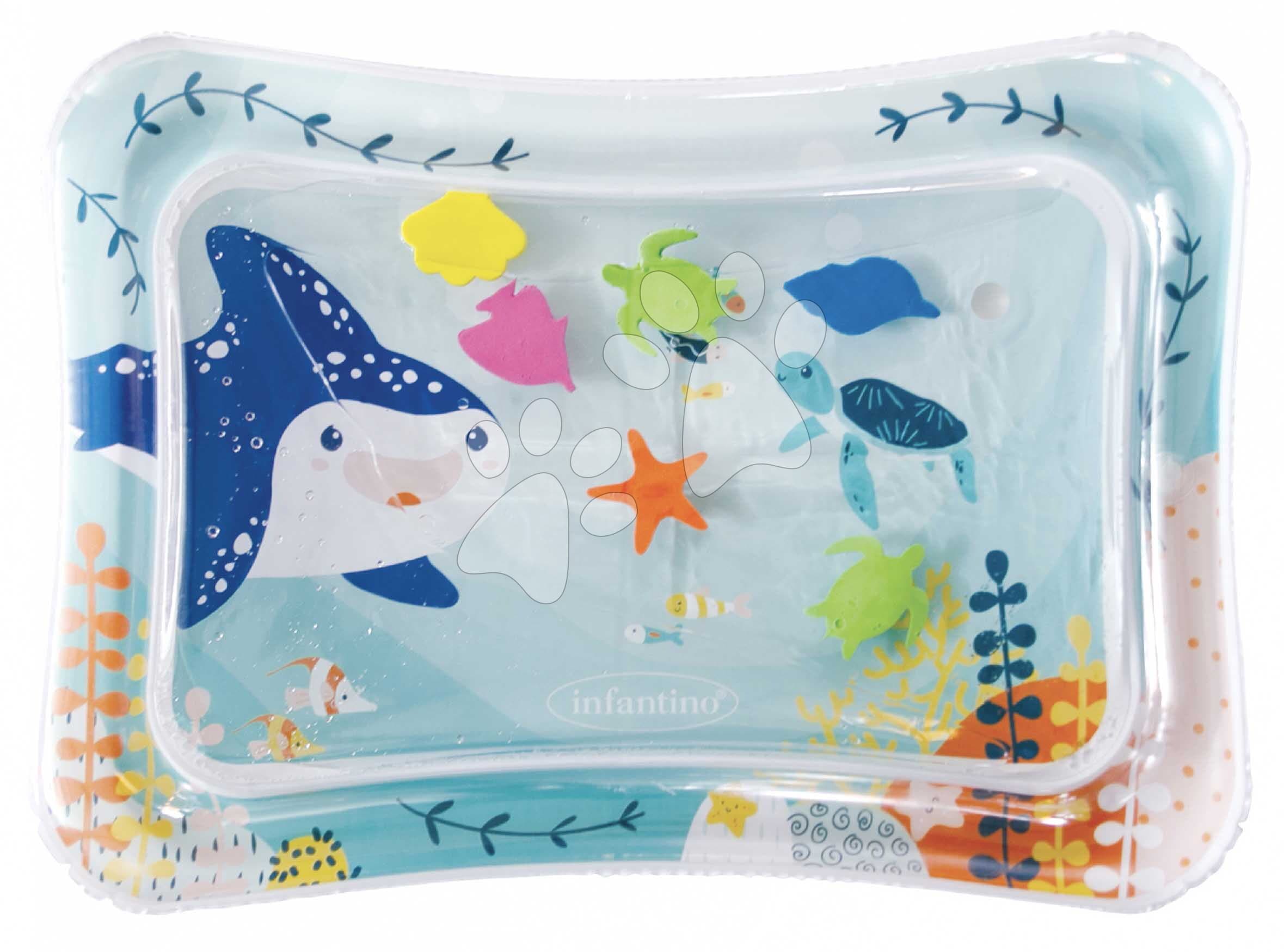 Hracia podložka s vodou Oceán Jumbo Pat & Play Water Mat Ocean Infantino so zvieratkami od 3 mes 1