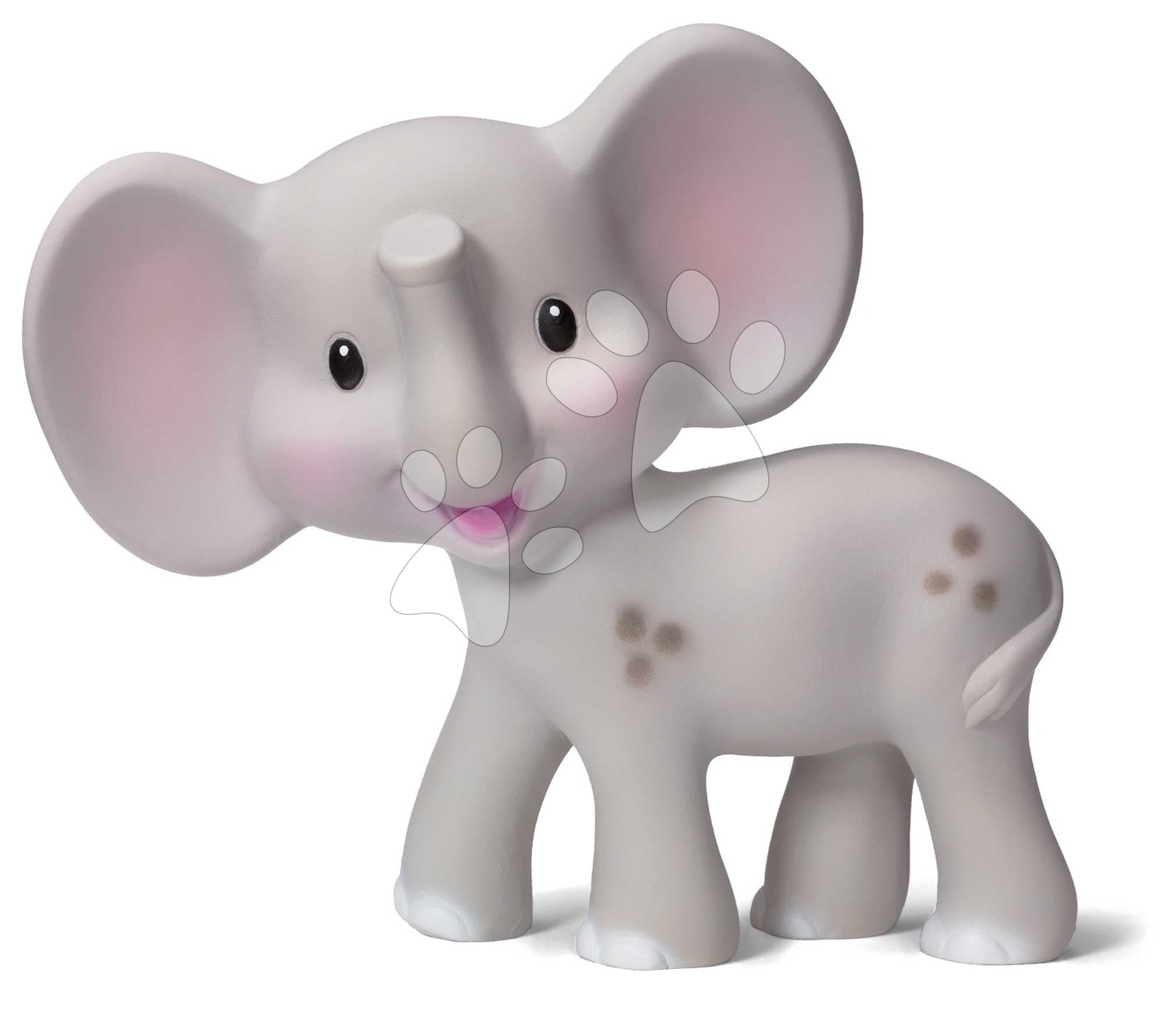 Hryzátko Slon Squeeze & Teethe Elephant Infantino z prírodného kaučuku od 0 mes 1