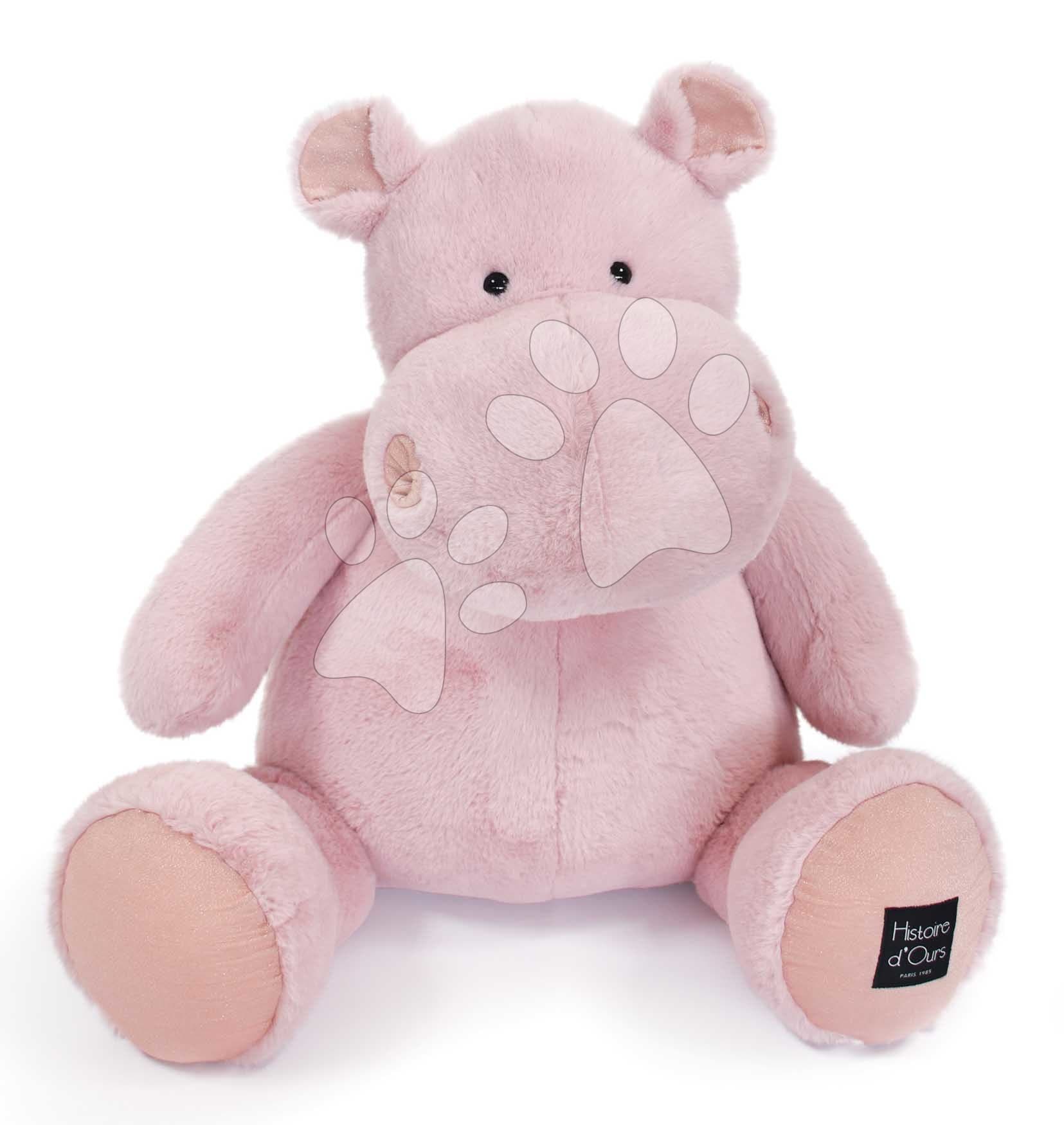 Plyšový hroch Hip'Pie Histoire d’ Ours ružový 85 cm od 0 mes