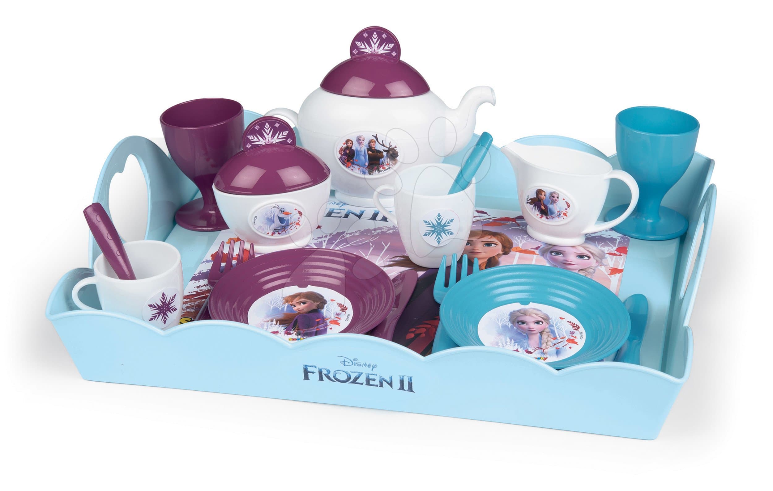Servírovacia tácka Frozen 2 Disney XL Tea Time Smoby so 17 doplnkami 1