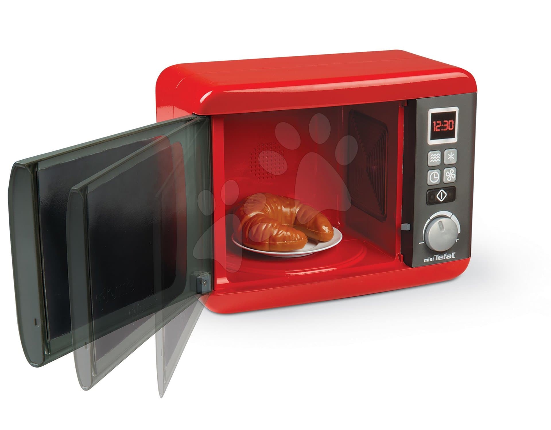 Mikrovlnka elektronická Tefal Elec Micro Wave Smoby so zvukom svetlom a dvoma doplnkami 1