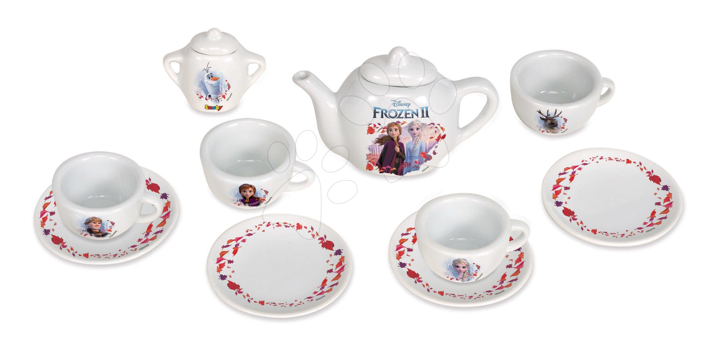 Porcelánová čajová súprava Frozen 2 Disney Smoby 12 dielov 1