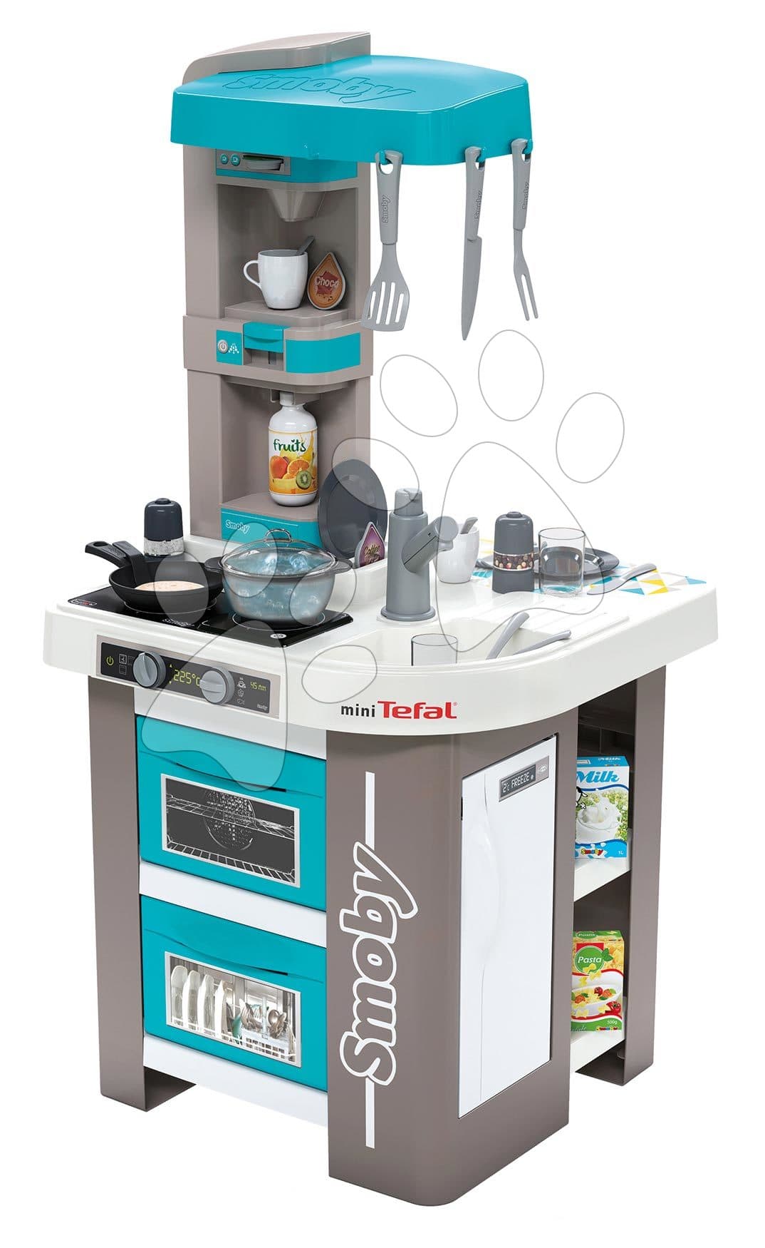Kuchynka elektronická Tefal Studio Kitchen Bubble 360° Smoby s magickým bublaním a 28 doplnkov 100 cm výška/51 cm pult 1